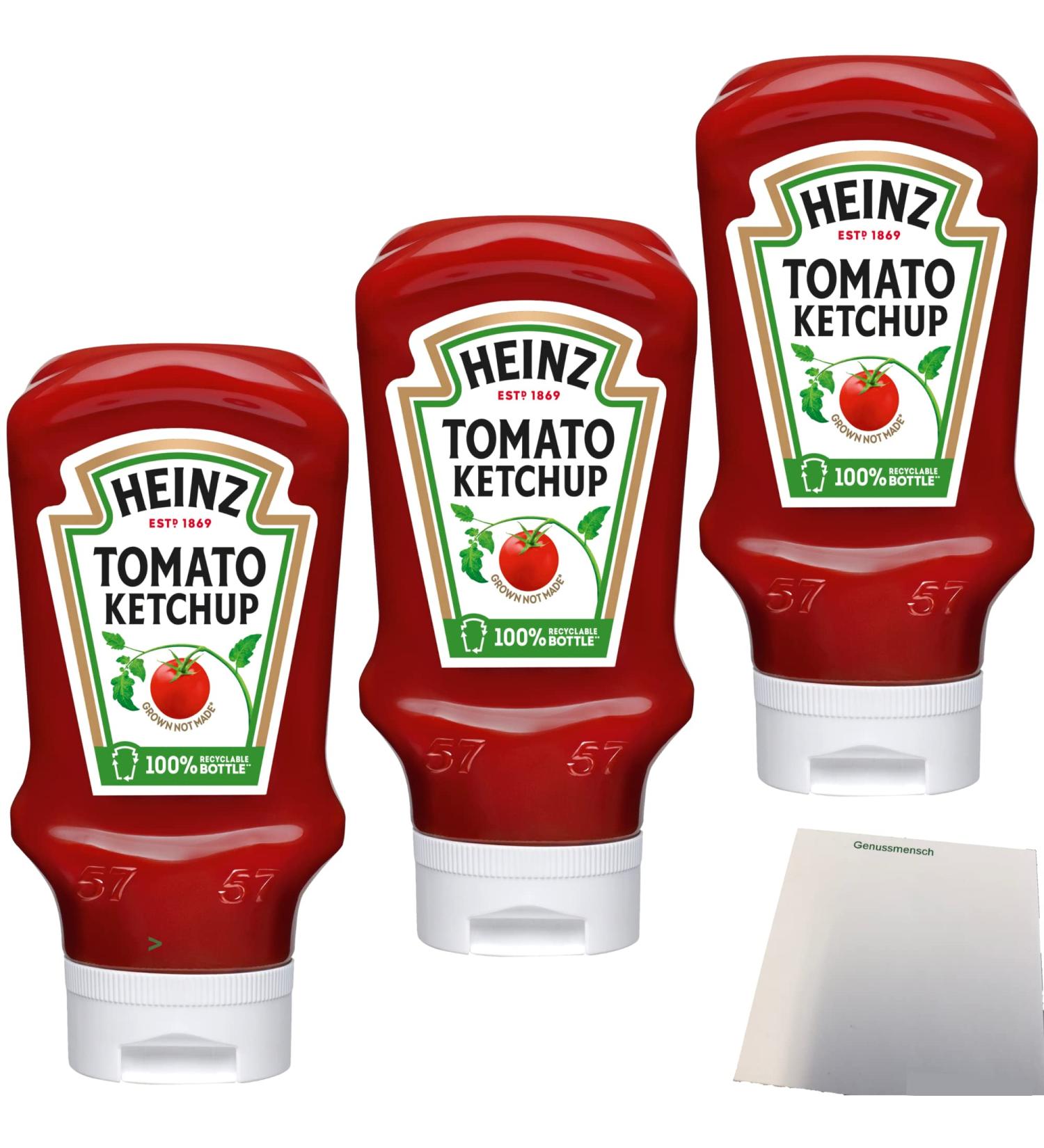 Heinz Tomato Ketchup Classic 3-Pack (3x500ml) - International Shipping Available | Buy Now! - Buy Online on GoSupps.com