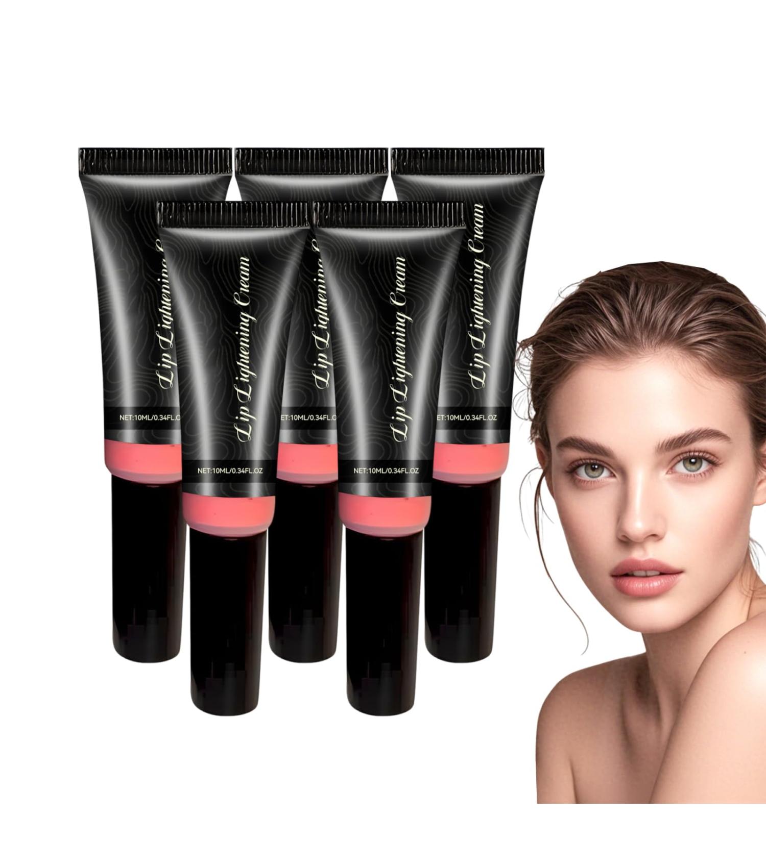 VKaoess Lip Brightening Balm with Vitamin E and Natural Lemon Daily Moisturizing Stick for Dry Cracked Lips Gentle Exfoliating Balm for Softening Lips 5 Pack - Buy Online on GoSupps.com