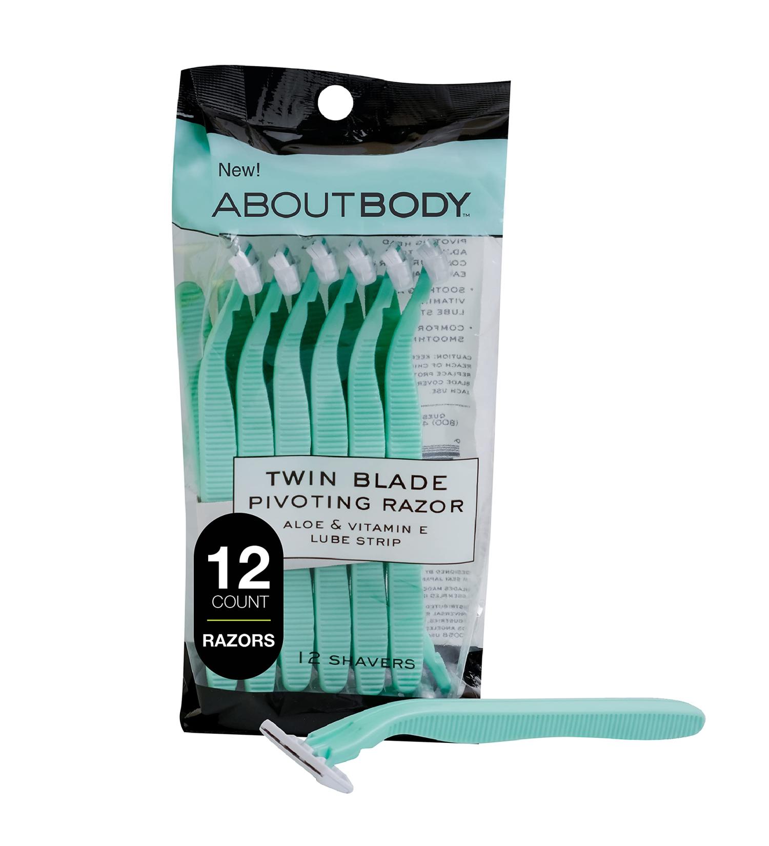 Kai Disposable Razors for Women - 12 Shavers, Pivoting Head with Aloe & Vitamin E Strip - Buy Online on GoSupps.com