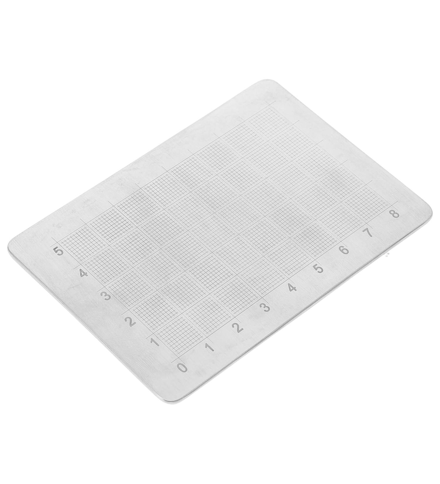 Mikinona Rhinoplasty Carving Board Metal Nasal Sculpting Board Double-sided Nose Carving Tool Nasal Measurement Device - Buy Online on GoSupps.com