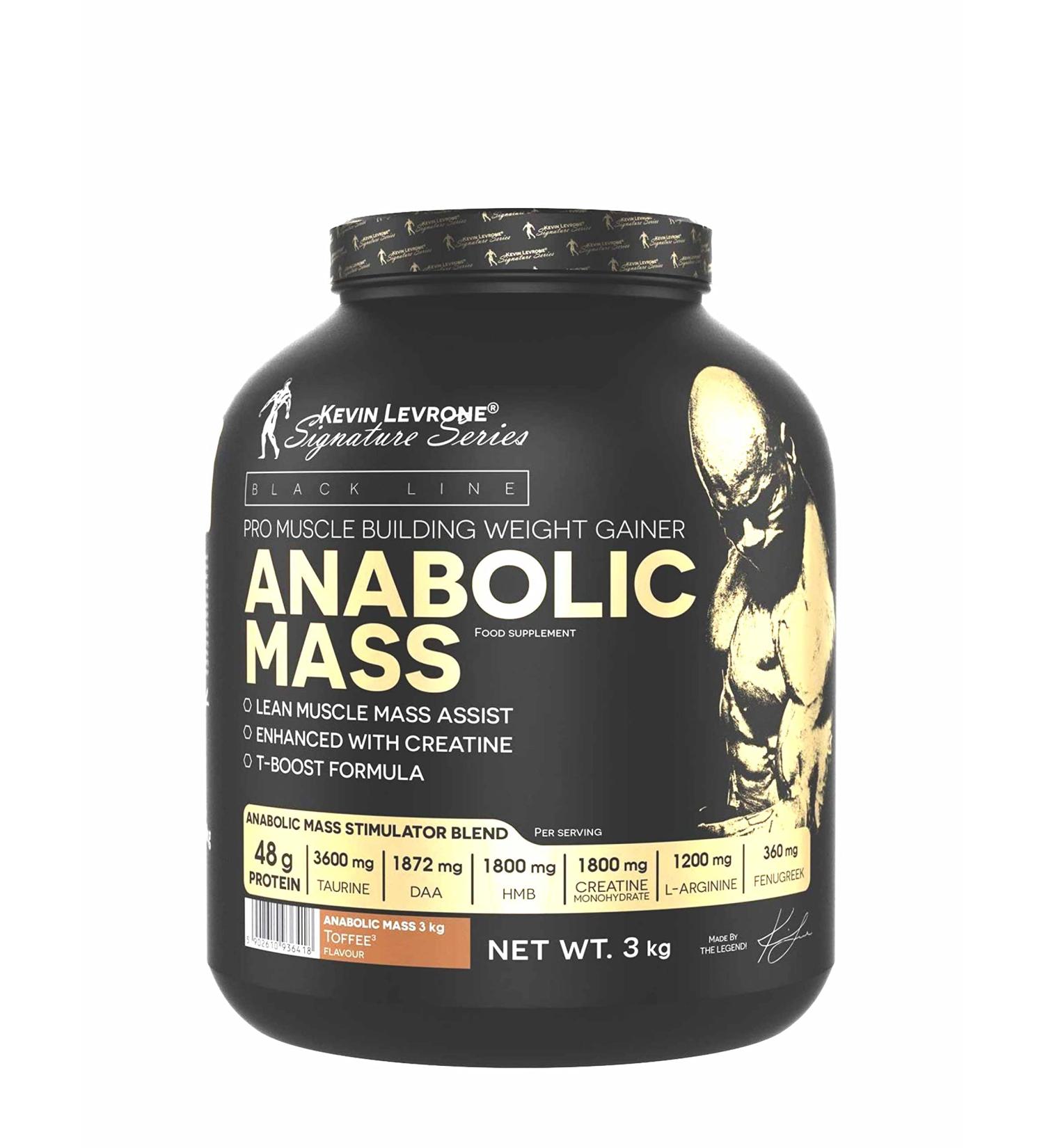 Kevin Levrone Black Line Anabolic Mass 3kg - Snickers - MUSCLE MASS - BULK - PROTEIN