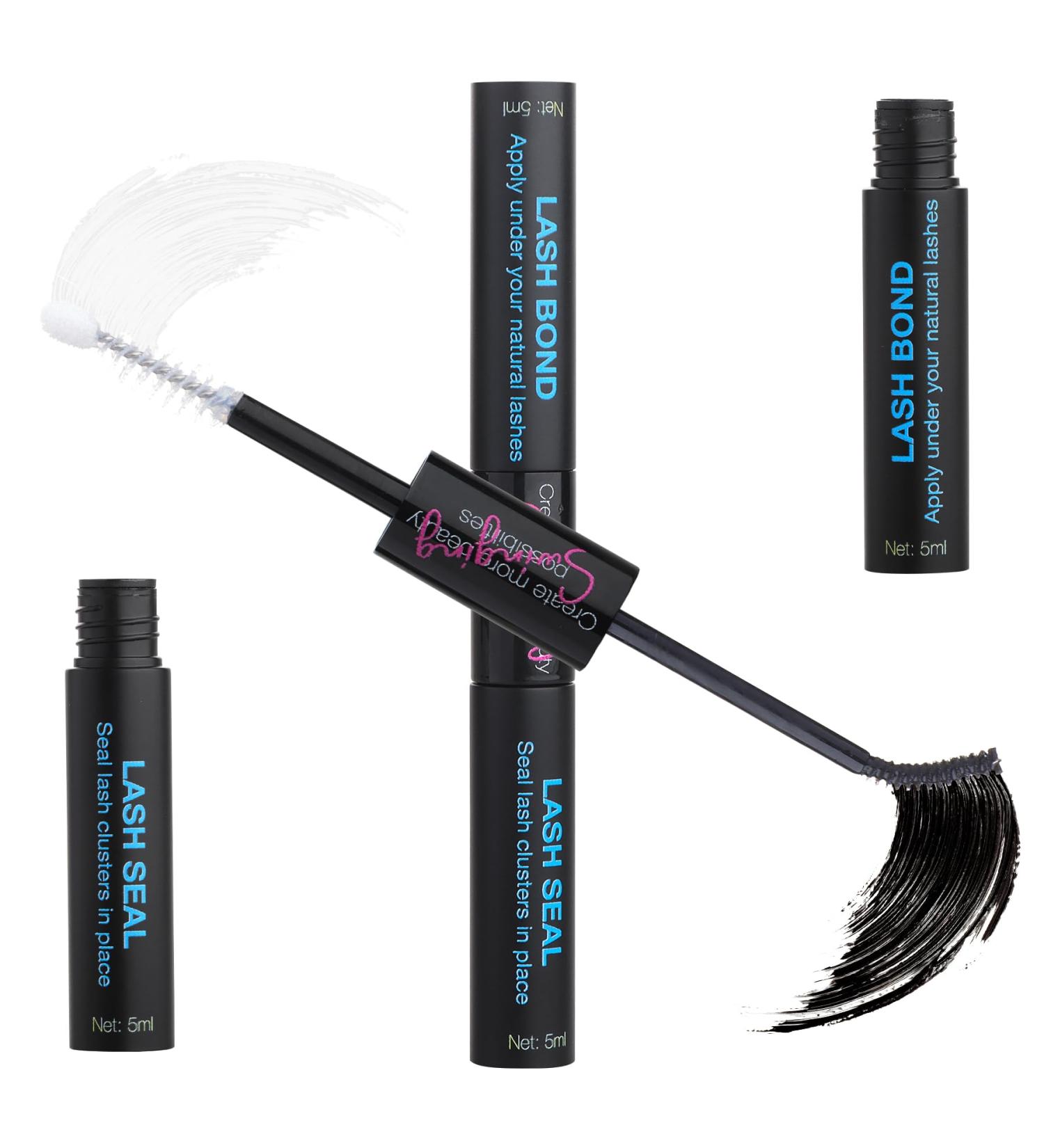 SWINGING Lash Clusters Bond and Seal - Waterproof Individual Lash Glue for Long-Lasting DIY Eyelash Extensions (2-3 Days Retention - Buy Online on GoSupps.com