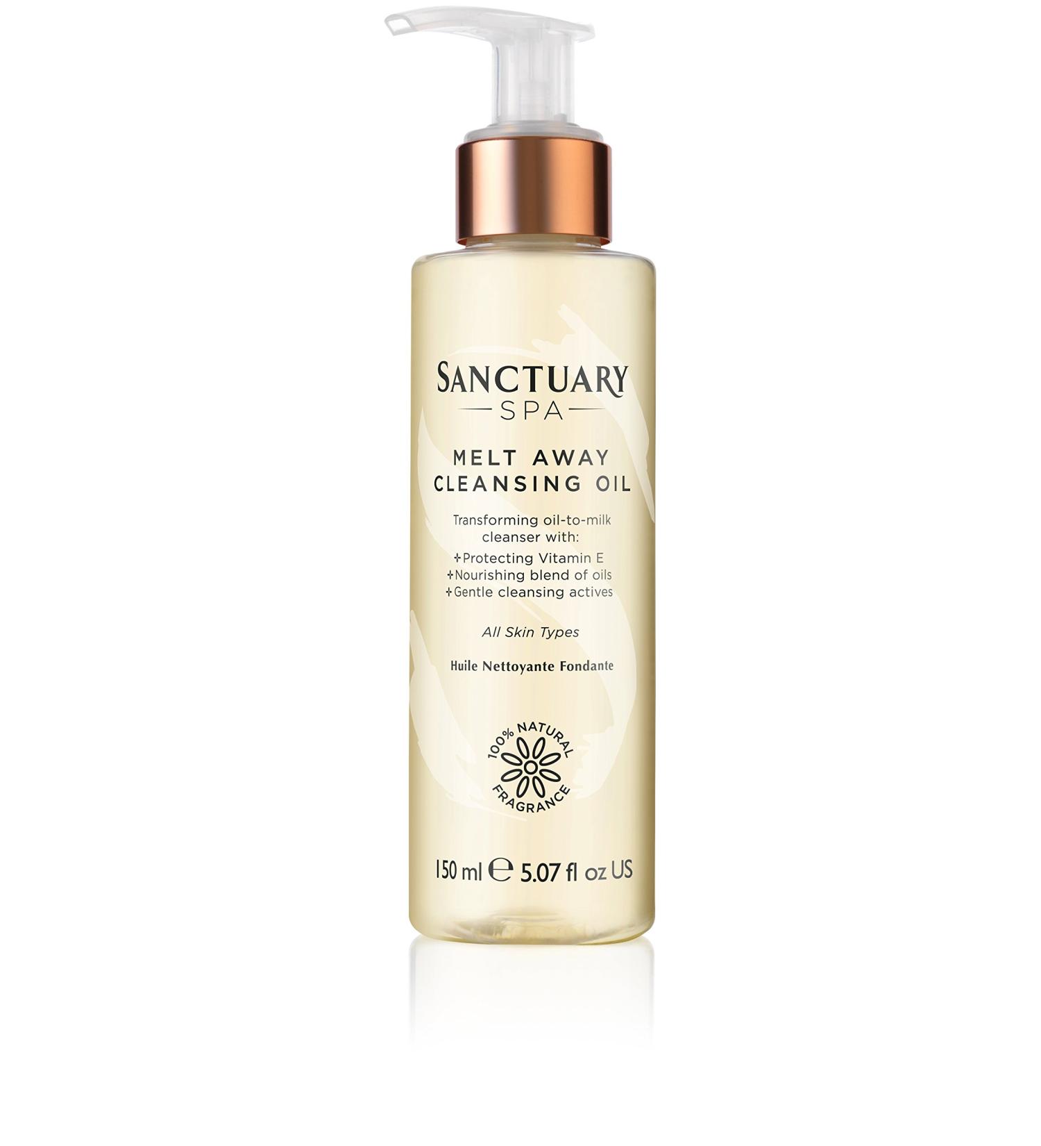 Sanctuary Spa Face Wash Melt Away Cleansing Oil 150ml - Gentle Facial Cleanser - Pack of 1 - Buy Online on GoSupps.com