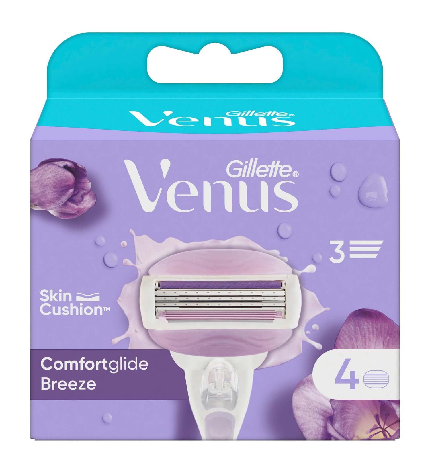 Buy Gillette Venus Breeze Blades for Women - Discontinued 4-Pack | International Shipping Available - Buy Online on GoSupps.com