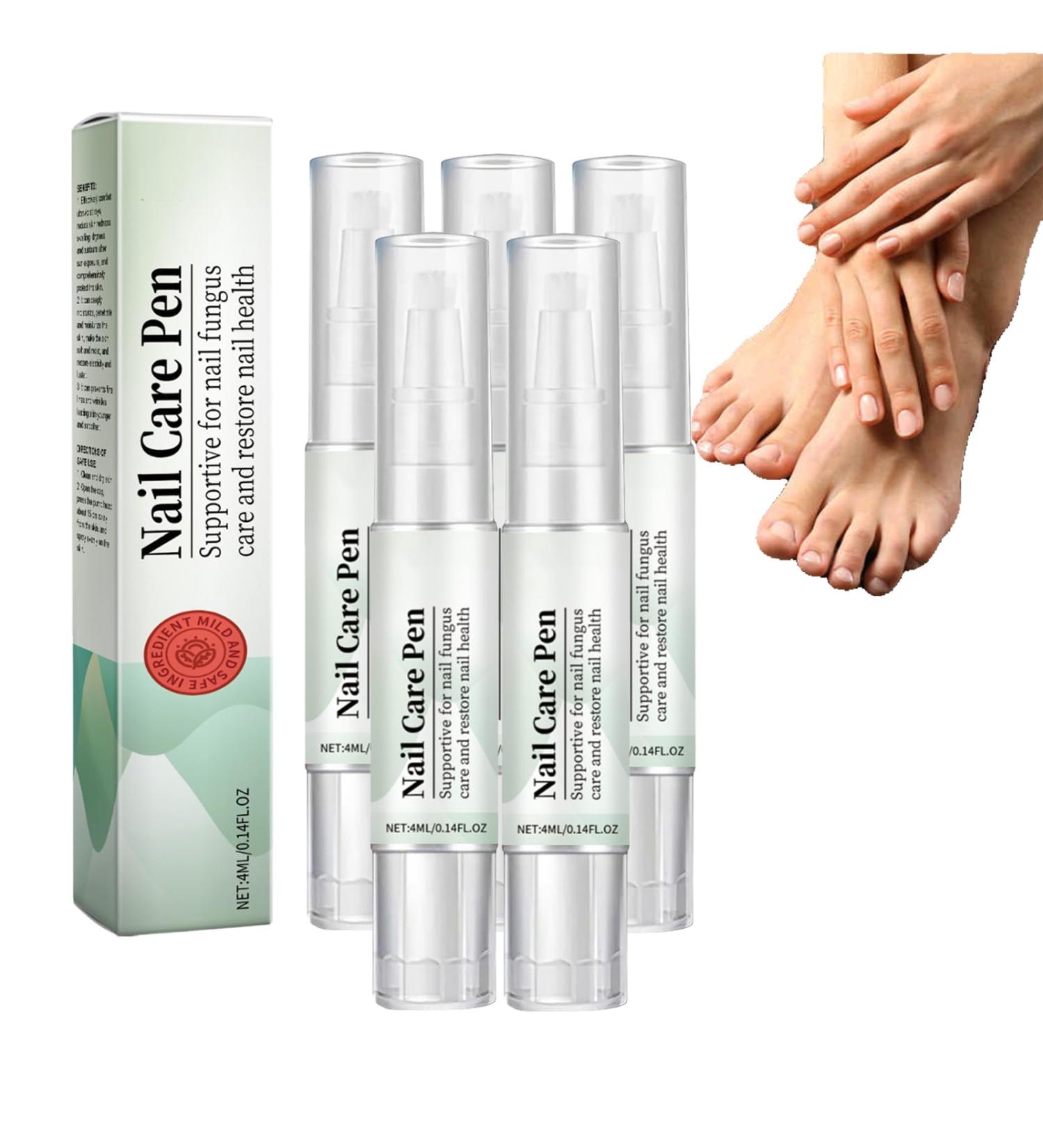 VKaoess Nail care pen with strengthening essence Cuticle support and renewal of the appearance of the nail for beautiful natural from plant serum for new nail maintenance 5 pieces - Buy Online on GoSupps.com