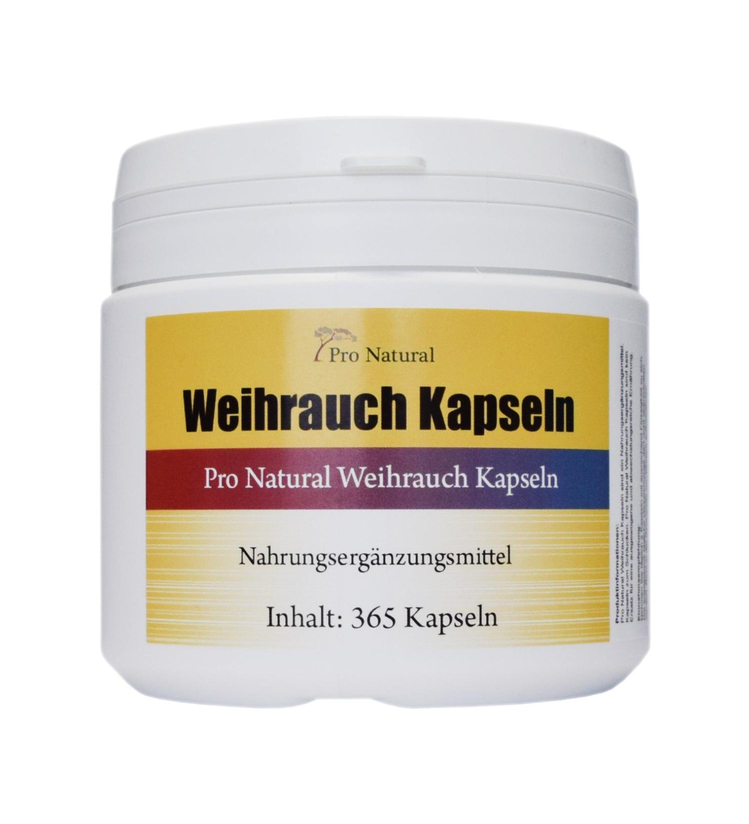 Buy High Dose Frankincense Capsules 450mg - 365 Vegetarian Capsules | Pro Natural for Maximum Wellness - Buy Online on GoSupps.com