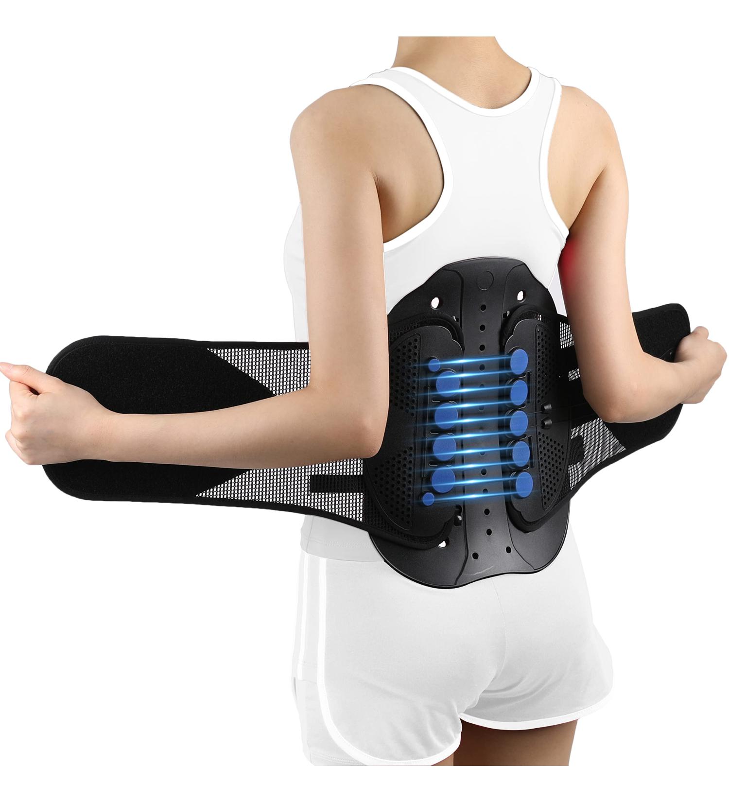 Nvorliy LSO Lower Back Brace - Adjustable Compression Support for Men & Women, Ideal for Sciatica, Herniated Discs, Post Op Recovery - XX-Large - Buy Online on GoSupps.com