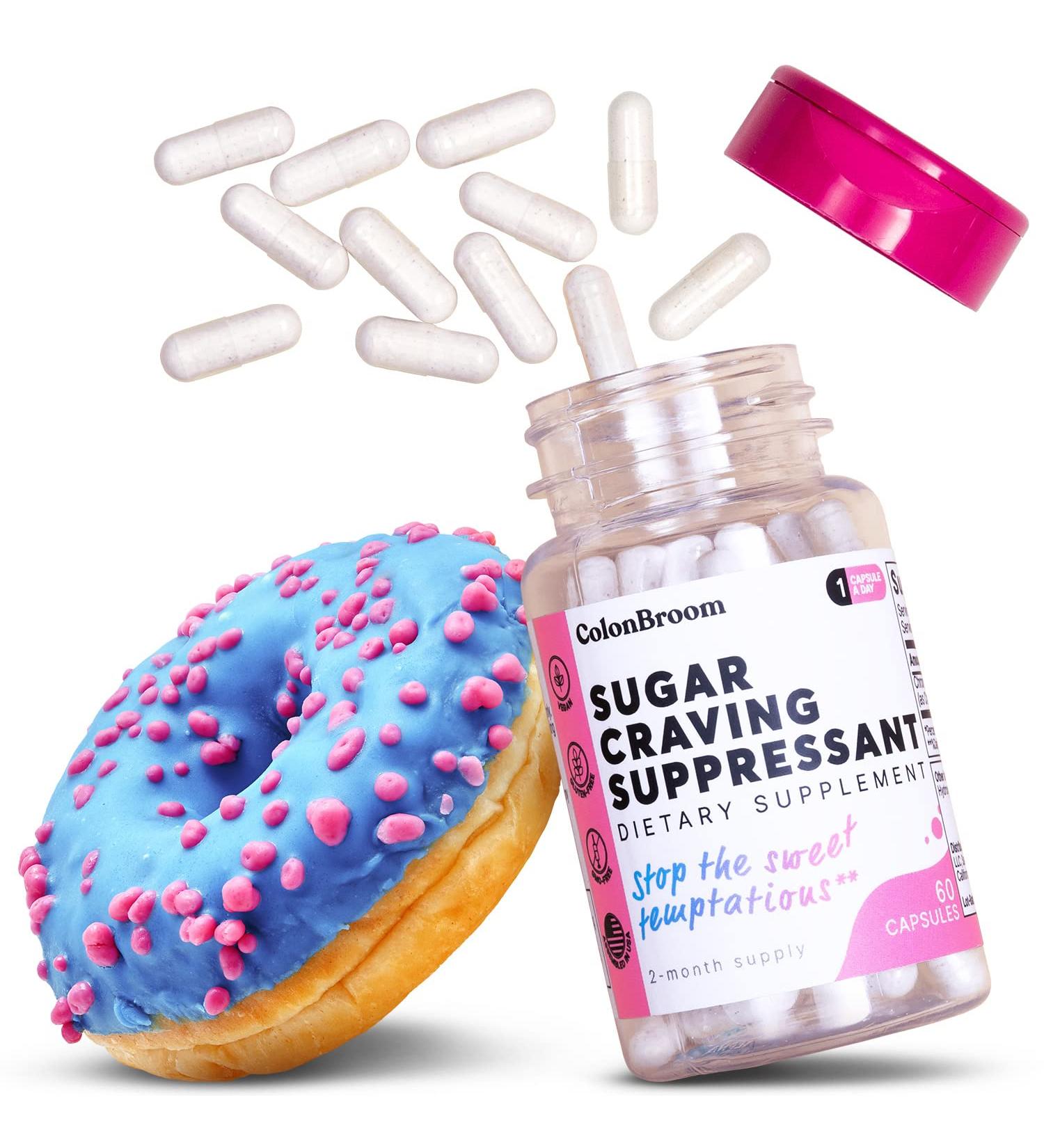 Chromium Picolinate 200mcg Sugar Craving Suppressant - Stop Sweet Temptations - 60 Vegan Capsules - Buy Online on GoSupps.com