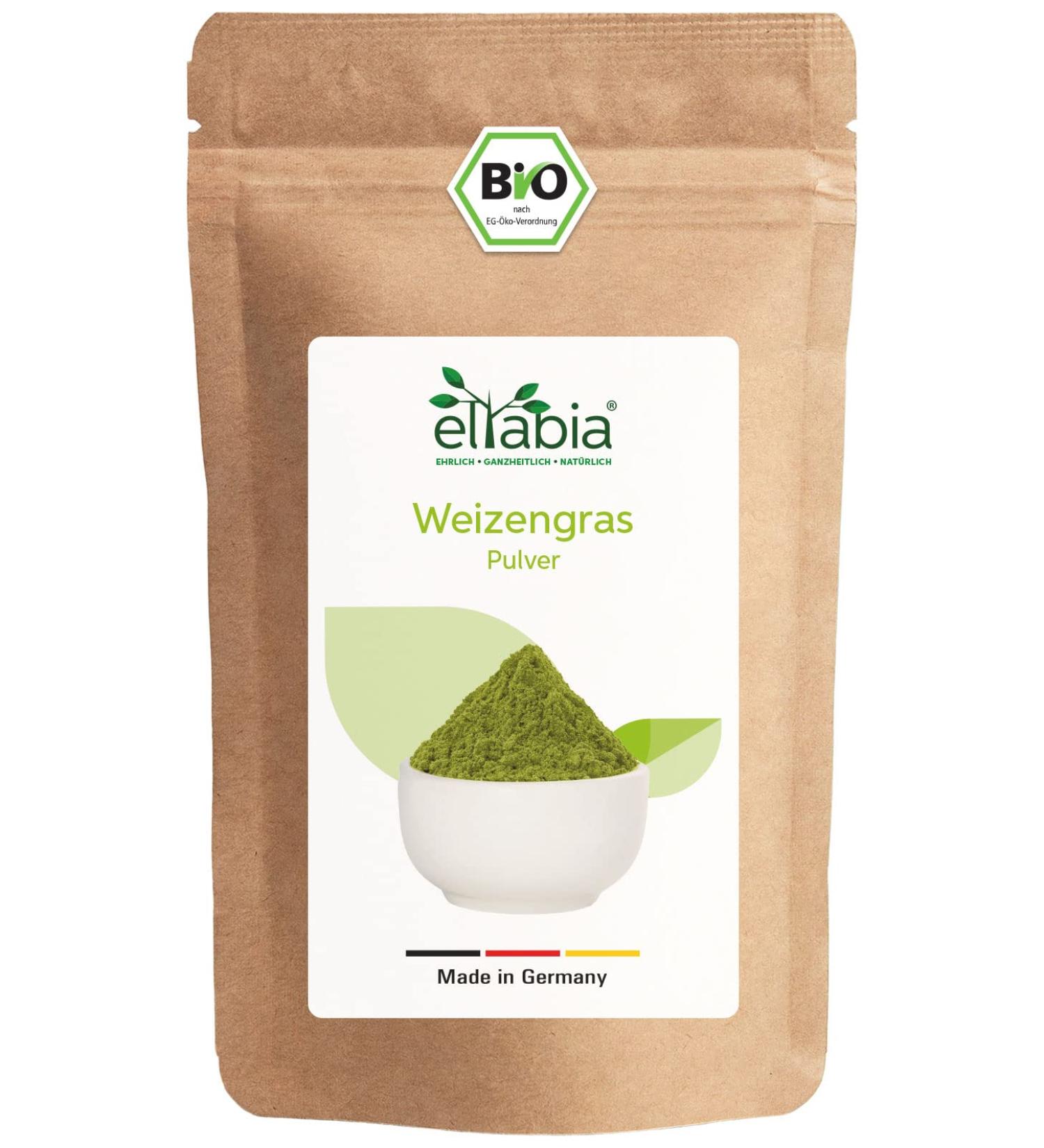 Organic Wheatgrass Powder 500g | 100% Pure & Additive-Free | German Cultivation (DE- KO-007) - Buy Now! - Buy Online on GoSupps.com