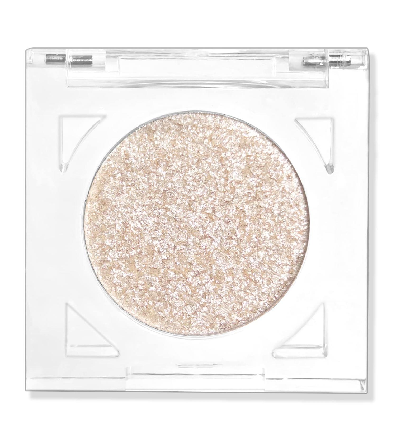 Erinde Shimmer Glitter Eyeshadow Palette - Metallic Pigmented Eye Makeup in Sparkle Silver & Champagne Gold - Buy Online on GoSupps.com
