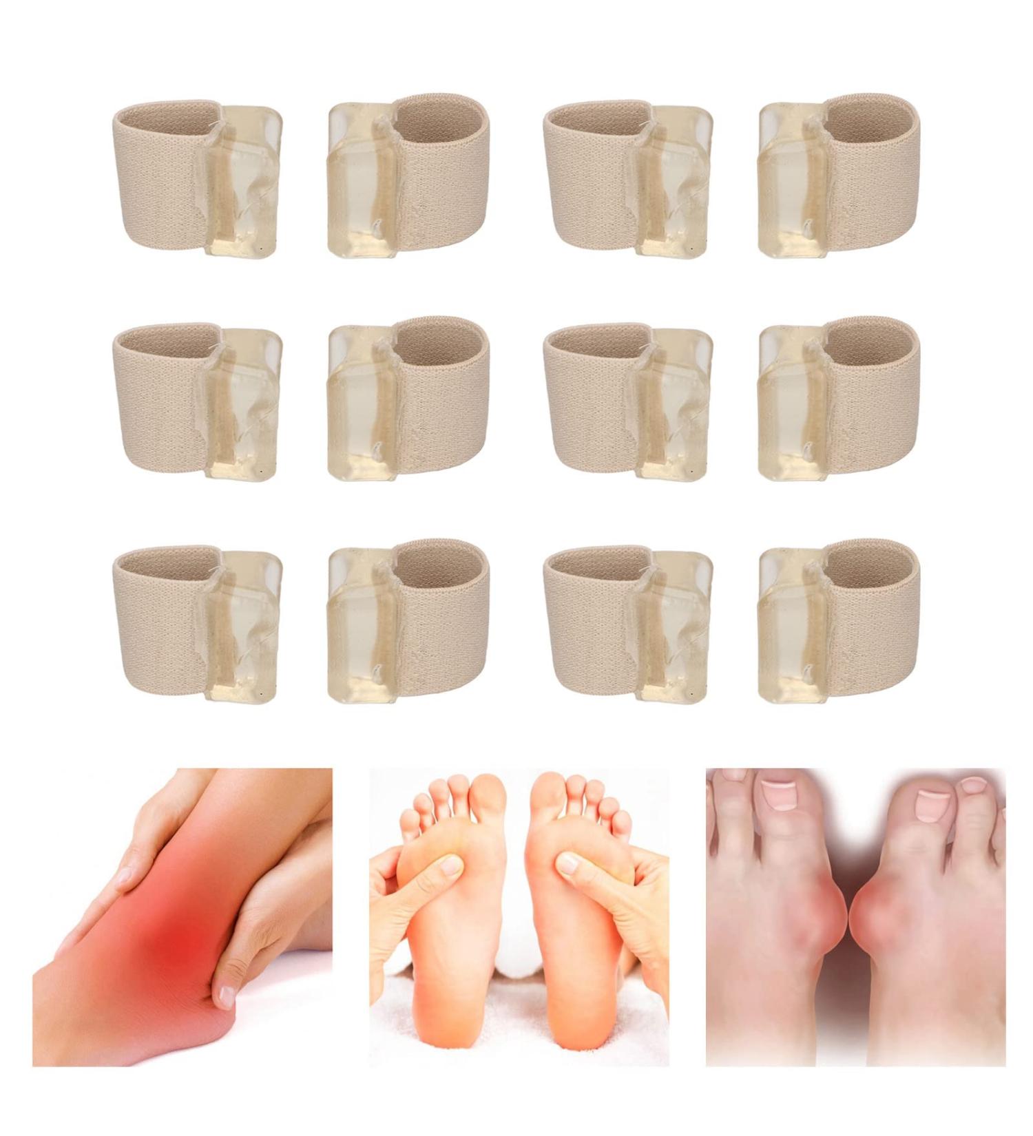SEBS Toe Spreader Set - 6 Pairs Toe Separator & Arm Rests for Hammertoes & Bunions - Soft & Elastic Toe Corrector to Reduce Pressure & Prevent Friction - Ideal for Sports - Buy Online on GoSupps.com