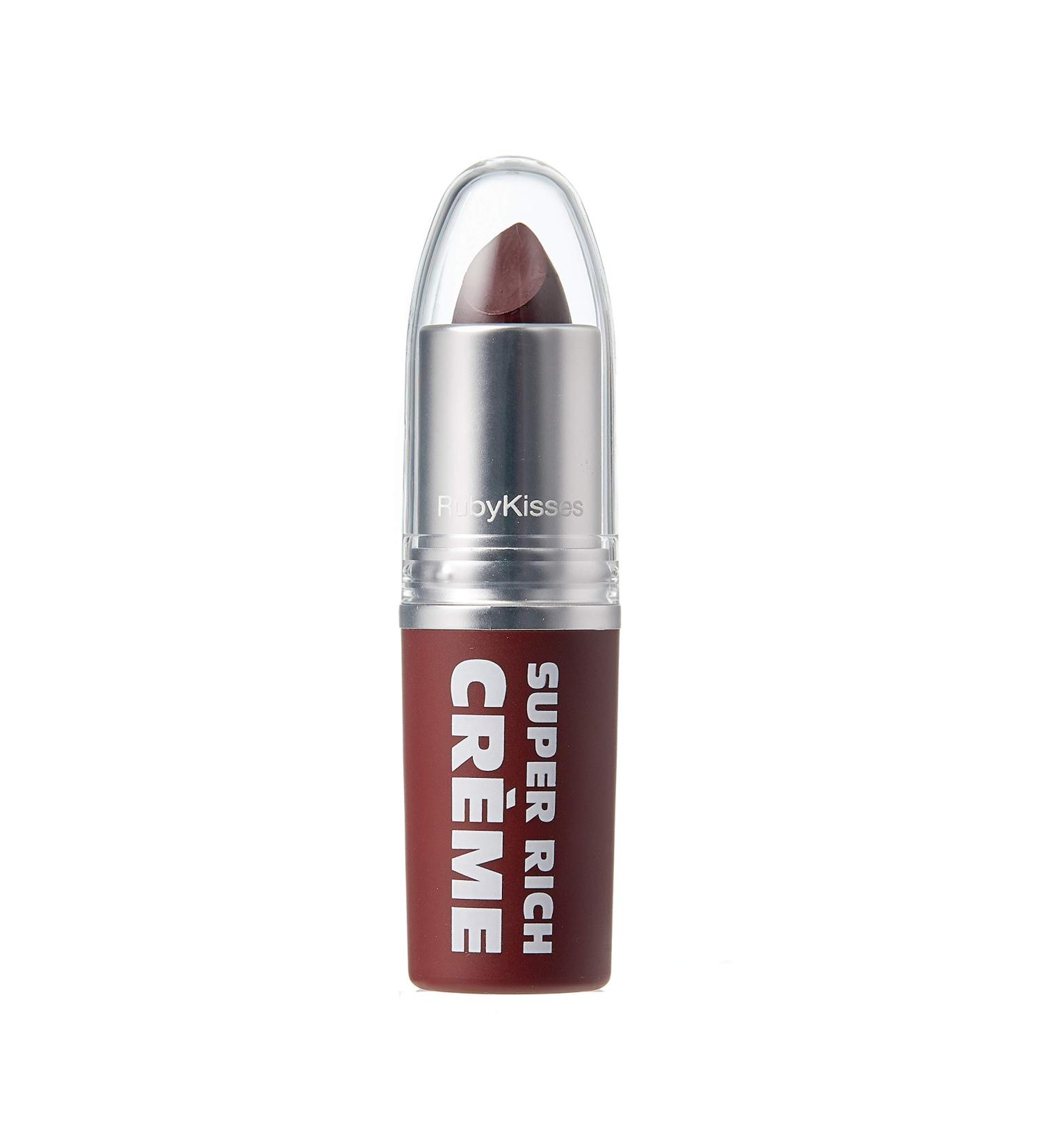 Ruby Kisses Super Rich Creme Lipstick- RCLS07 (Wine) - Moisturizing Wine Red Lip Color - Buy Online on GoSupps.com