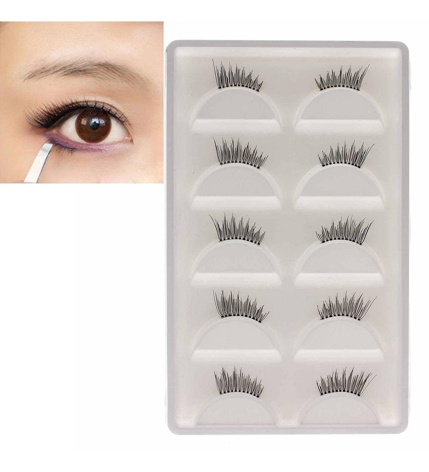 Handmade Upper Half False Eyelashes - Premium Asian Cosmetic Makeup Tool for Stunning Eyes - Buy Online on GoSupps.com