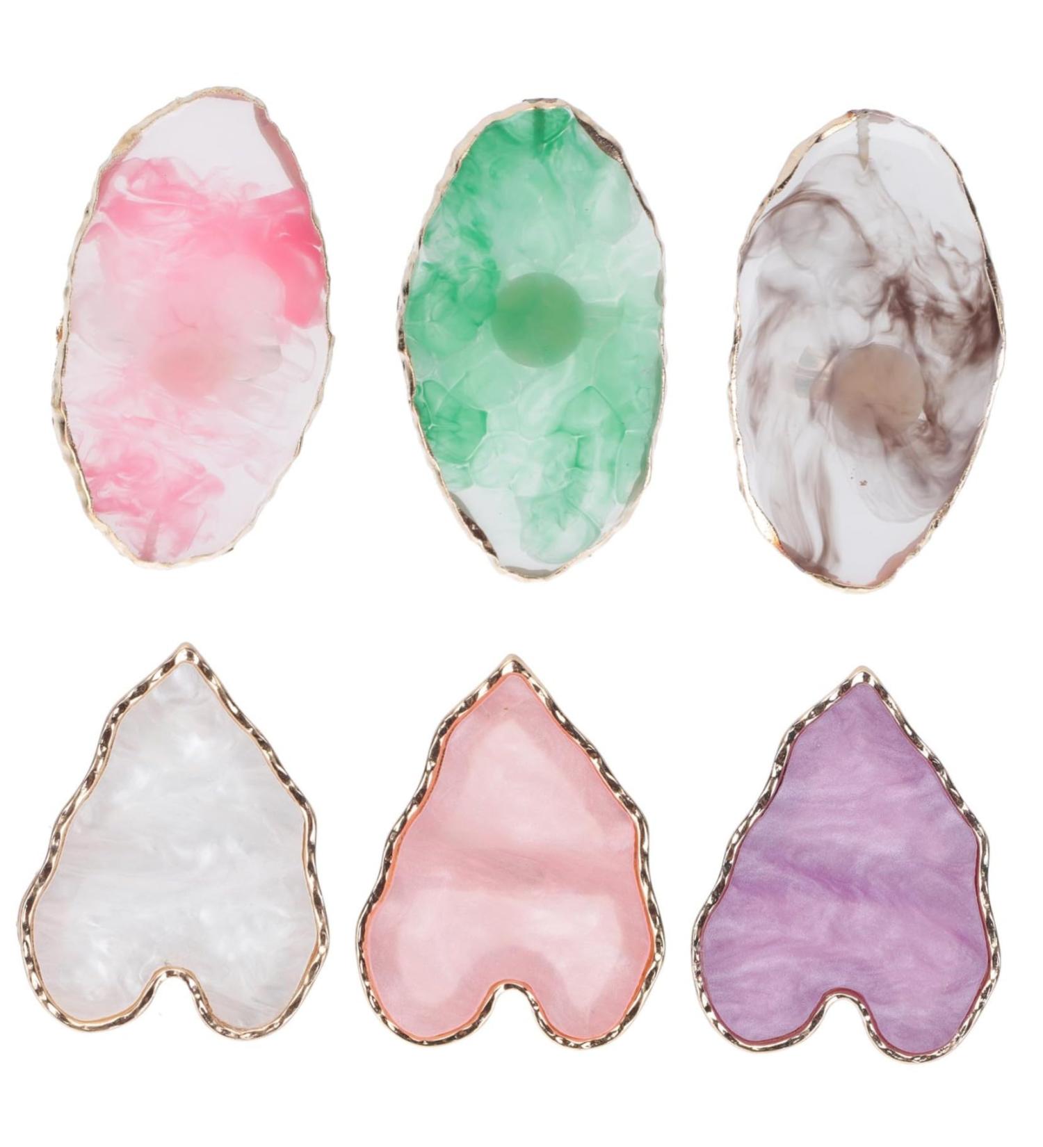 LIFKOME Palette De Nail Art En R sine Dor e 6 Pi ces Format Moyen M lange Couleurs Pour Artistes Manucure Usage Professionnel Esth tique - Buy Online on GoSupps.com