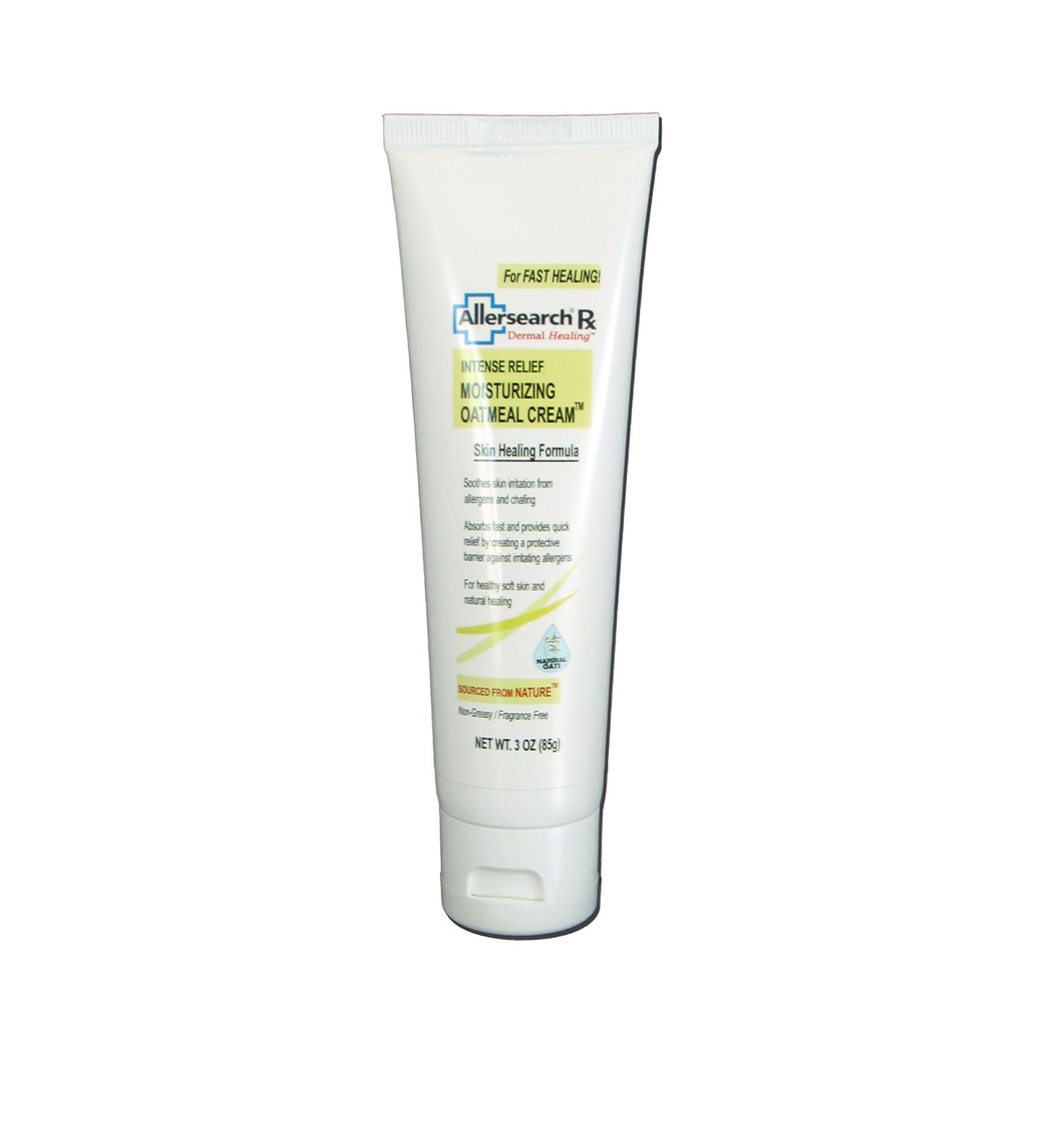 Allersearch Intense Relief Moisturizing Oatmeal Cream Sourced from Nature 3 Ounce