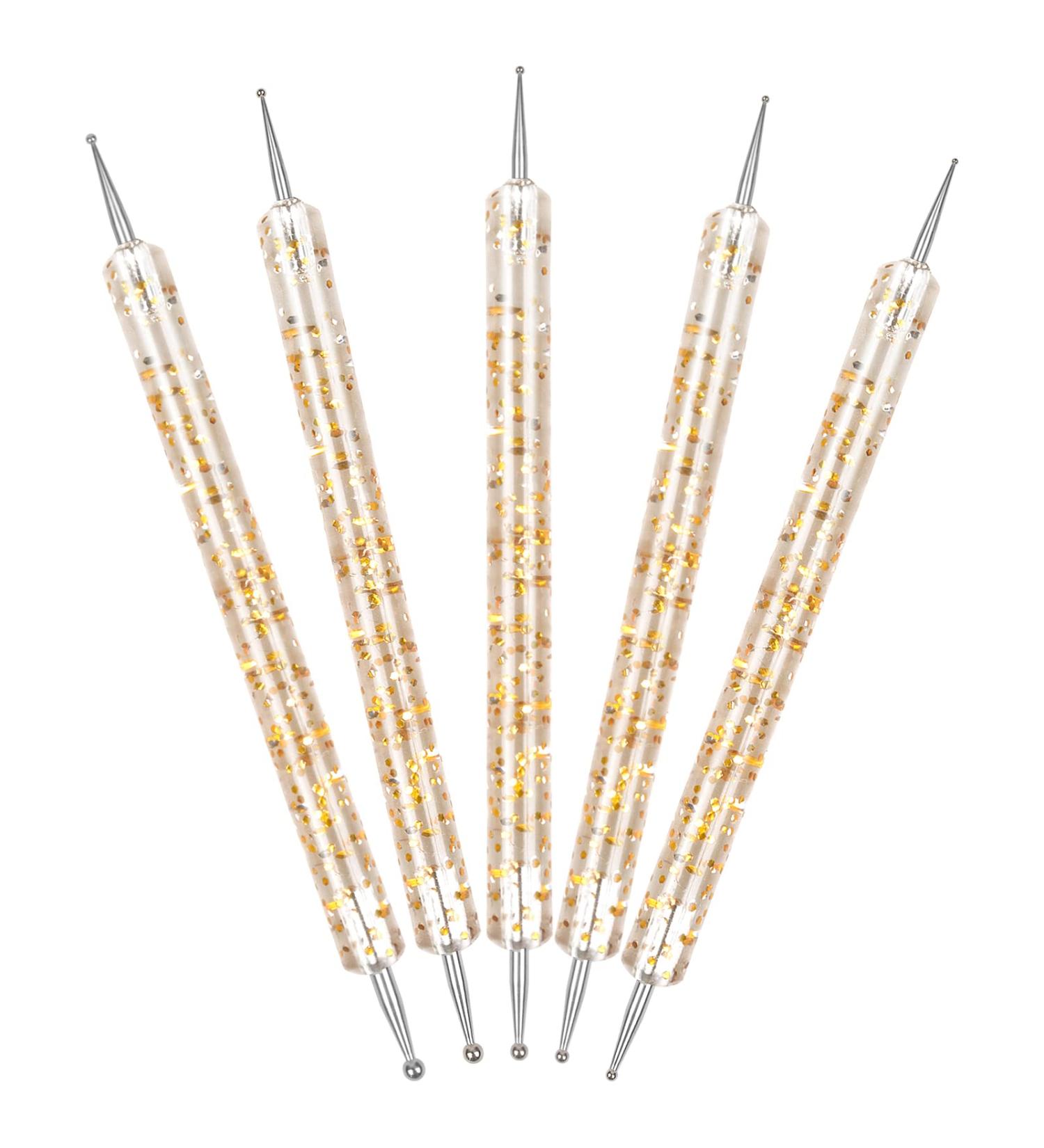 5-Piece Dotting Pen Set for Nail Art | Strass Nail Design & Marbling Tools - Buy Online on GoSupps.com