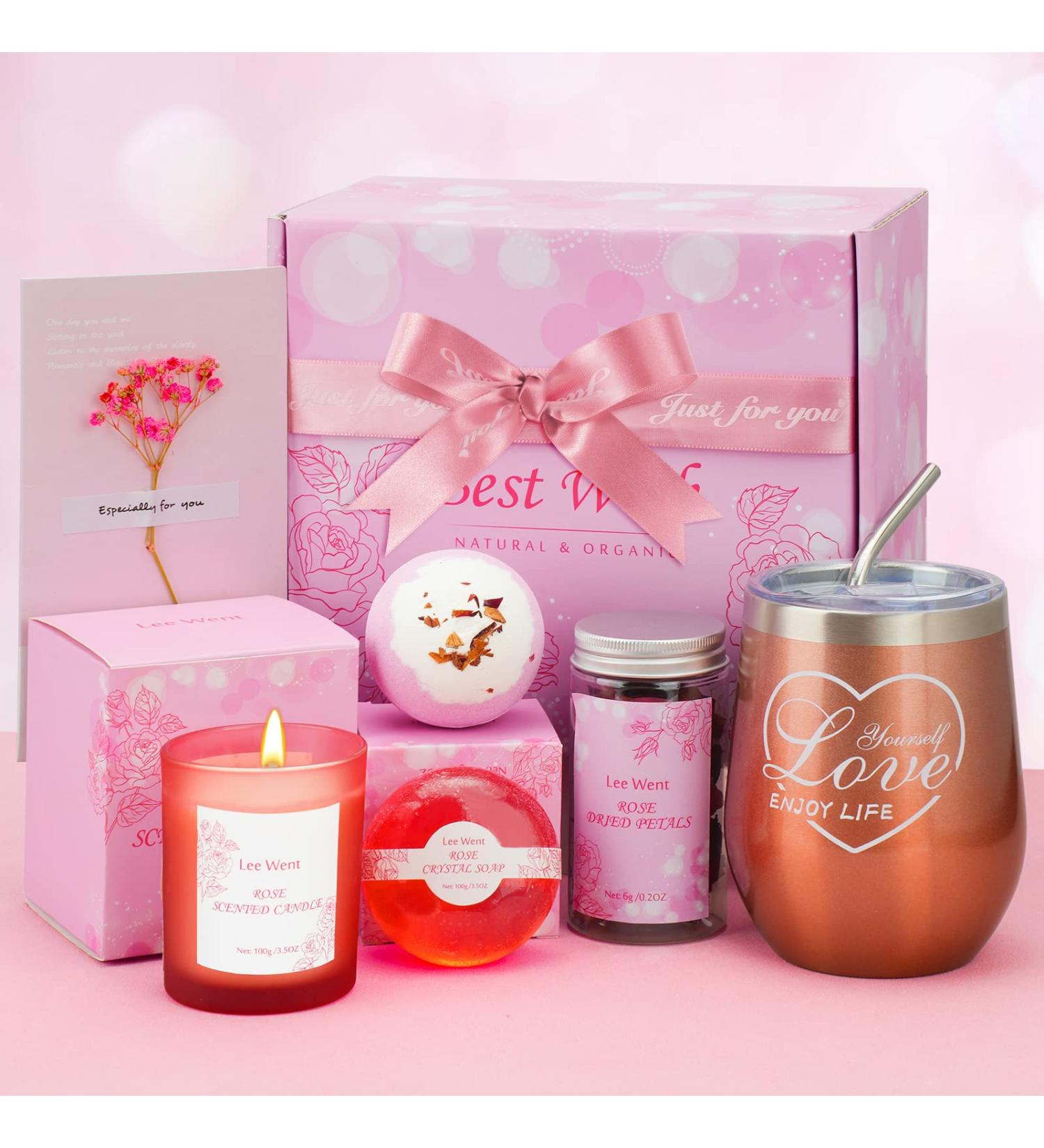 Deluxe Spa Gift Basket for Women | Perfect Birthday & Holiday Gifts for Mom Wife & Her - Buy Online on GoSupps.com