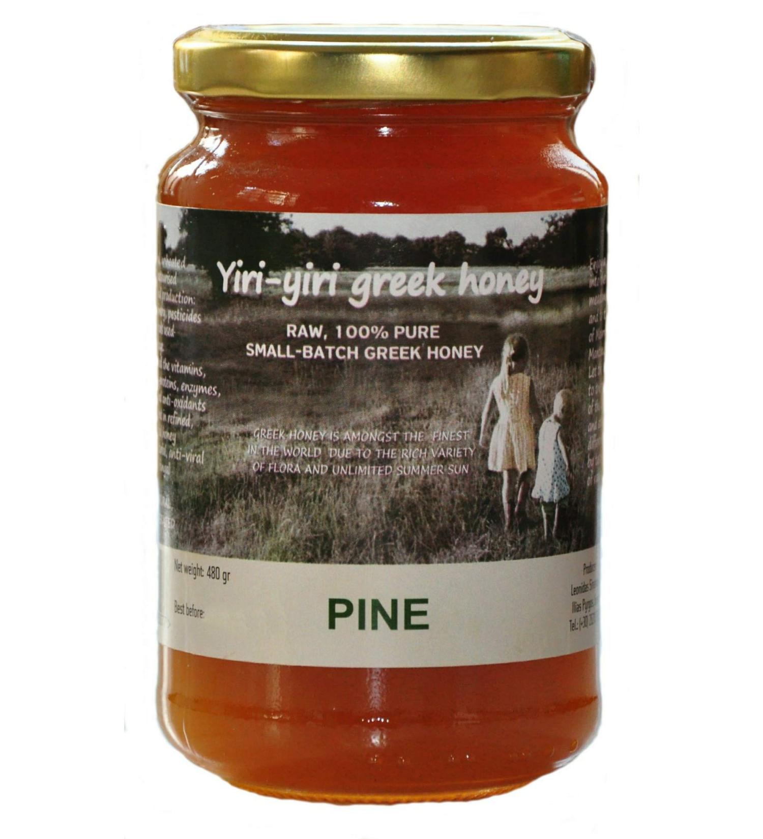 Sinanoglou Honey Farm RAW Greek honey 100 Pure Pine 480g from De Berg van Mantoudi