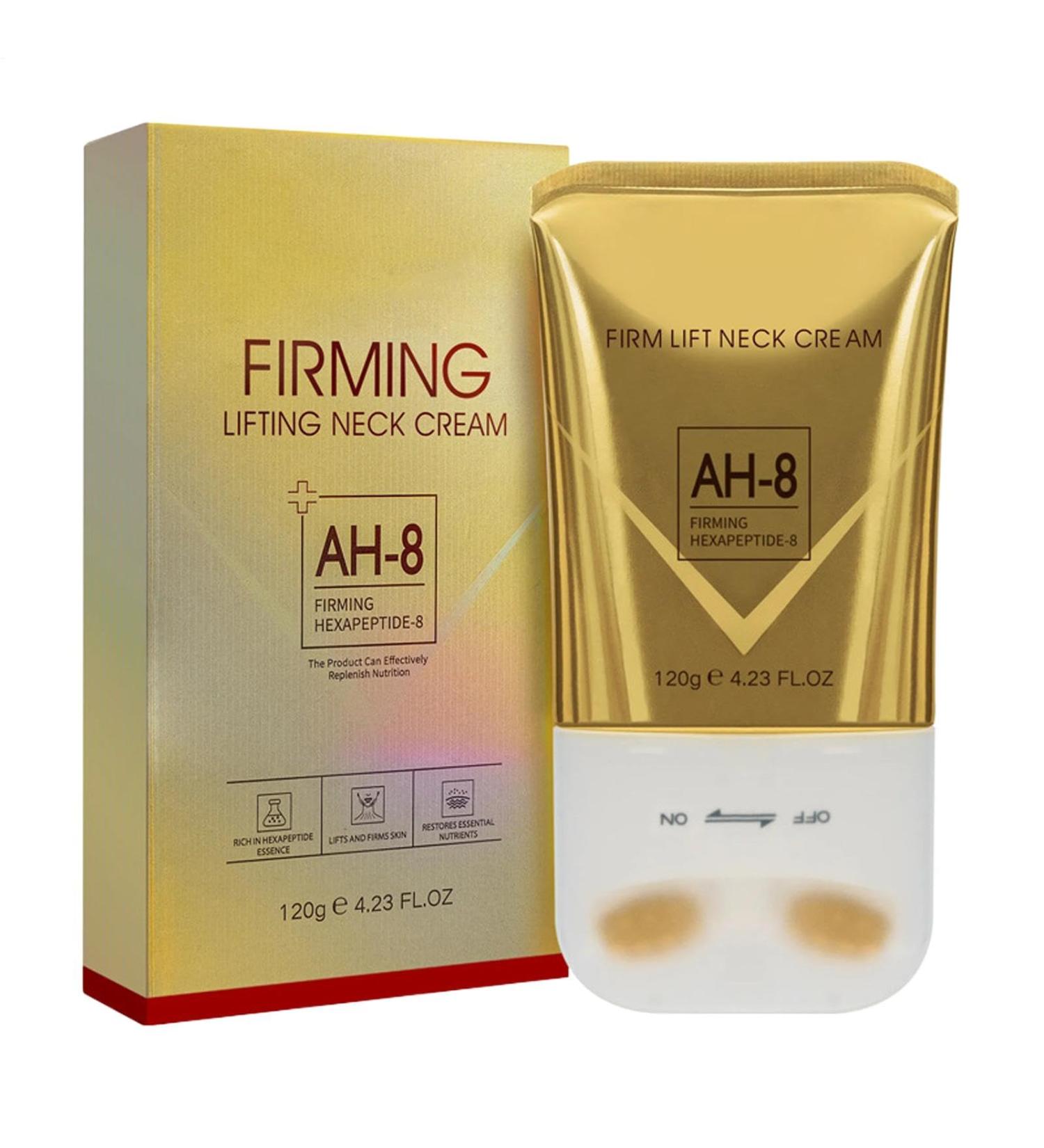 Sulxyi AH8 Shooting Cream Saggy Skin Solution Skin Tightening Lotion 120ml Double Roller Massage Applicator Fire and Lift Action to Lower and Tighten - Buy Online on GoSupps.com