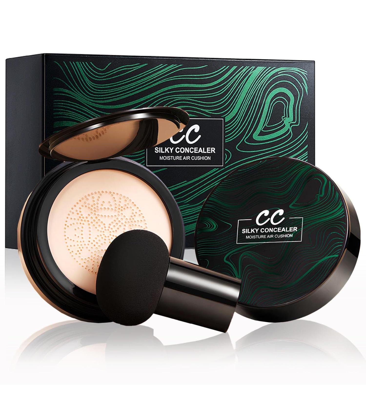  HOUSN CC cream Mushroom Head Air Cushion Concealer Makeup Foundation Moisturizing BB Cream Concealer Liquid Foundation - Buy Online on GoSupps.com