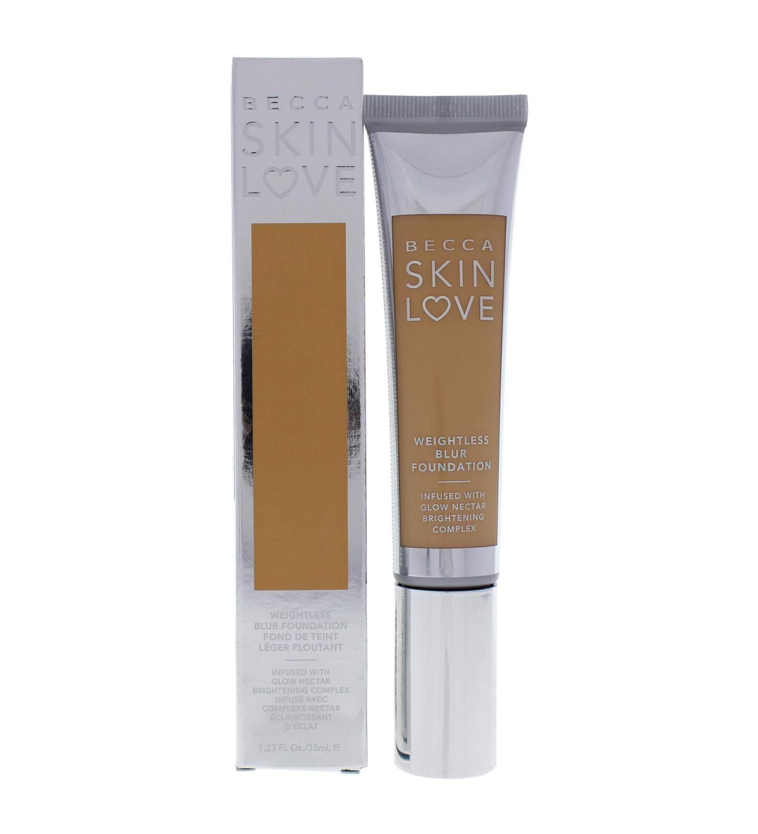 Becca Skin Love Weightless Blur Foundation - Buff 1.23 fl oz (35 ml) | Flawless Finish & Lightweight Coverage - Buy Online on GoSupps.com