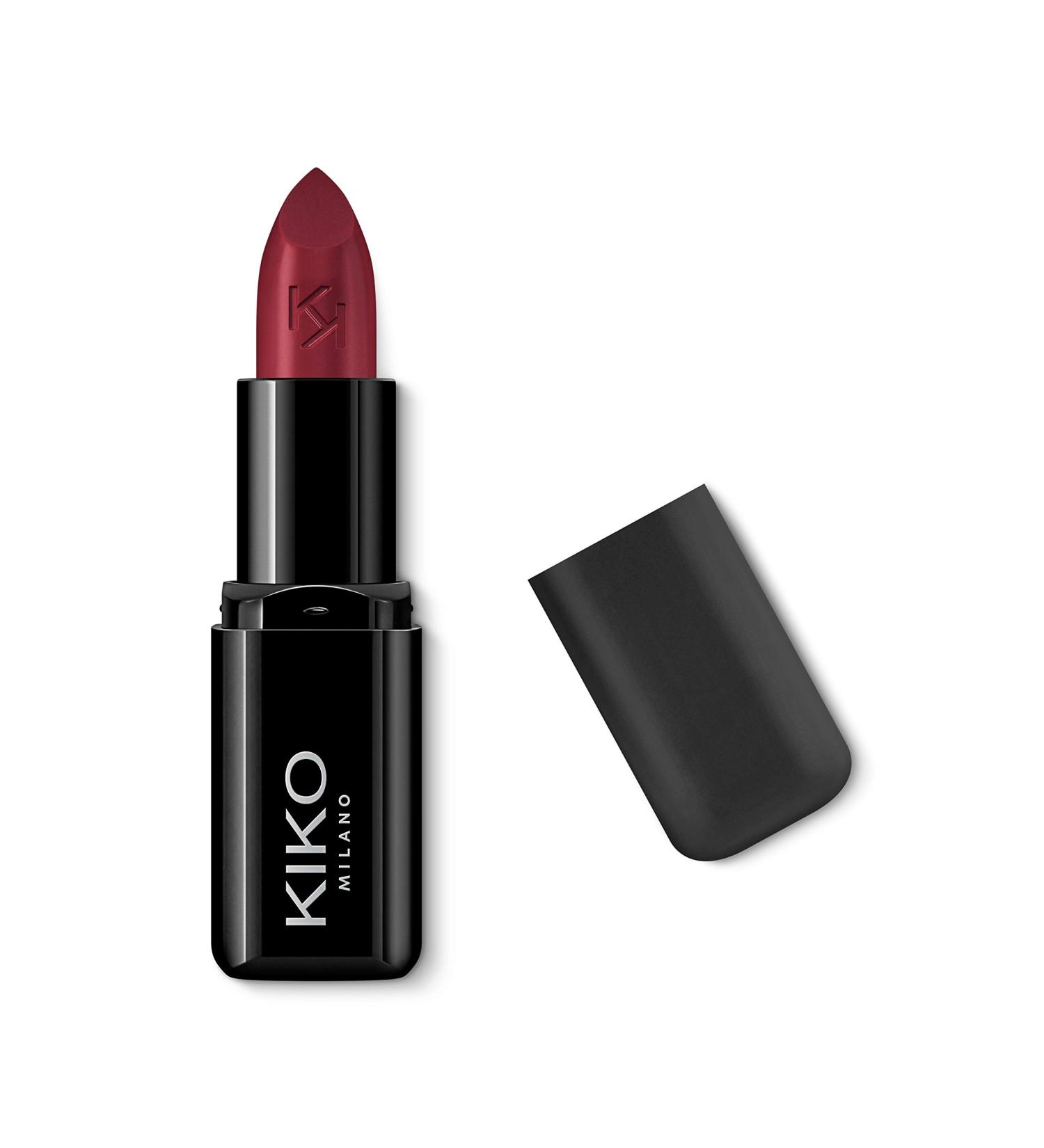 KIKO Milano Smart Fusion Lipstick 417 Bordeaux - Rich & Nourishing Lipstick - Buy Online on GoSupps.com