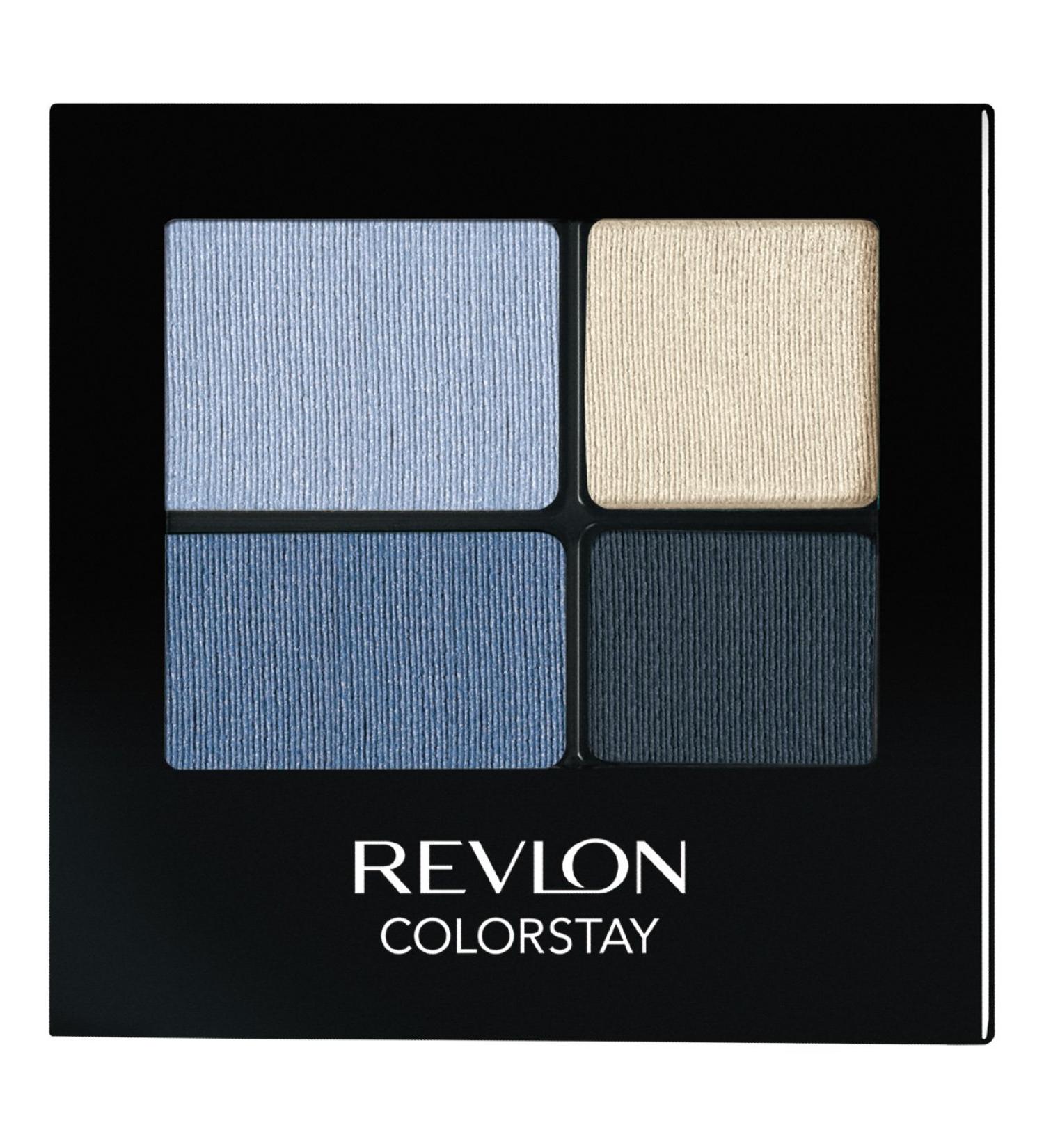 REVLON Colorstay 16 Hour Eye Shadow Quad in Serene - 0.16 Ounce - Buy Online on GoSupps.com