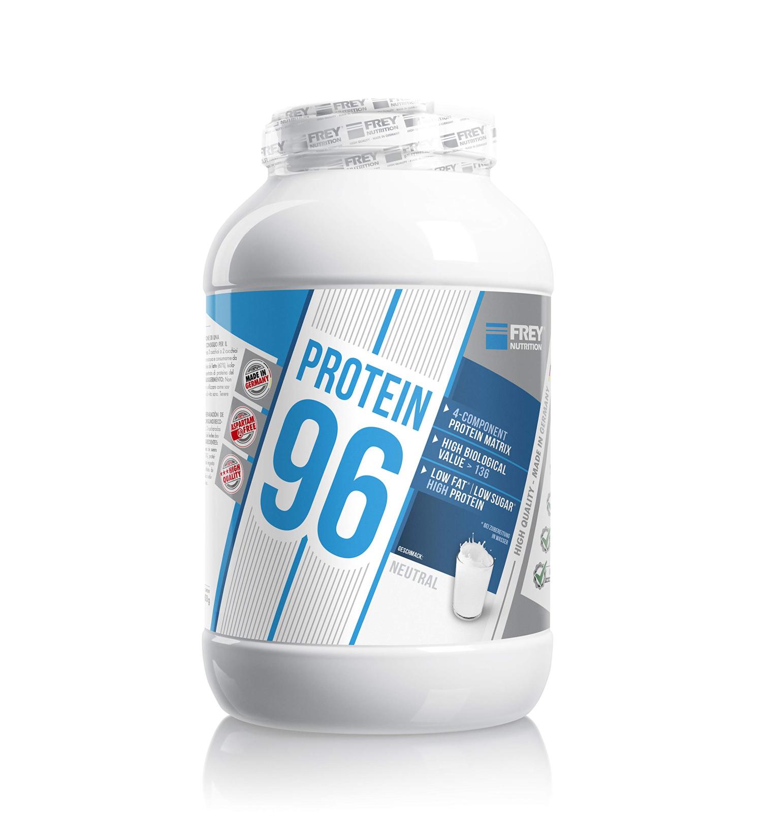 Frey Nutrition Protein 96 - 2.3 kg Can | Premium Protein Supplement for International Shipping - Buy Online on GoSupps.com