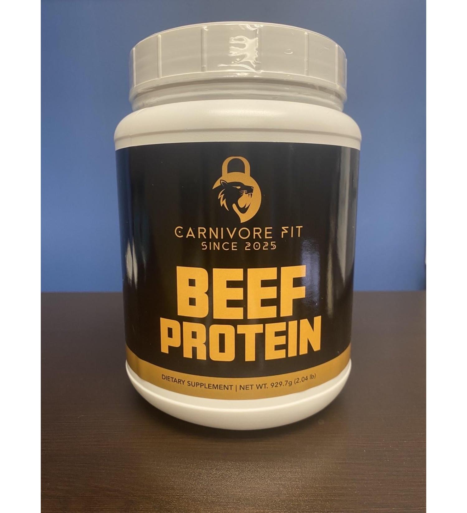Carnivore Fit Beef Protein Powder 26g Protein Per Serving 30 Servings Hydrolyzed Bovine Collagen 929.7g