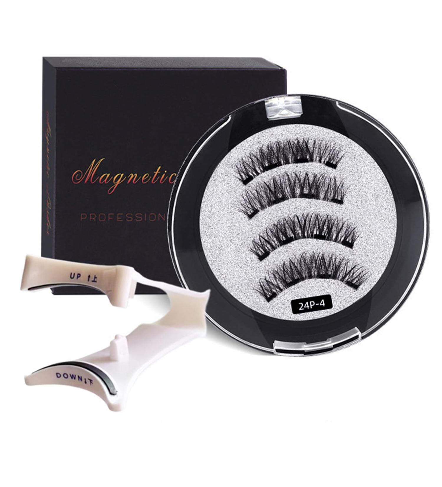 Magnetic Eyelashes Magnetic False Eyelash Set with Clip Natural Looking Magnetic Eyelashes Magnetic Eyelashes without Glue or Eyeliner Reusable Waterproof Natural Looking Magnetic Eyelashes - Buy Online on GoSupps.com