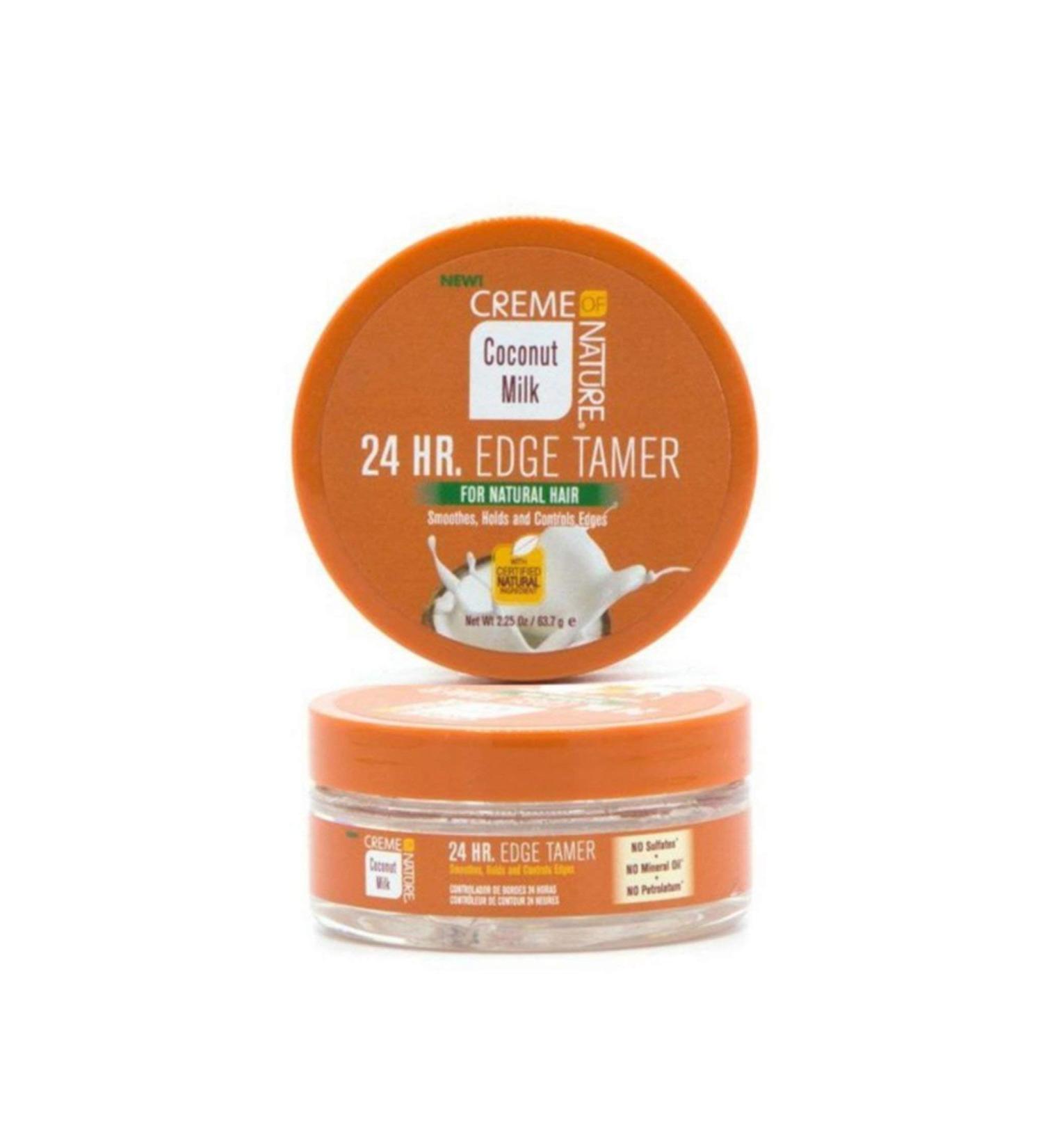 Creme of Nature Coconut Milk 24Hr Edge Tamer 2.25 Ounce (66ml)