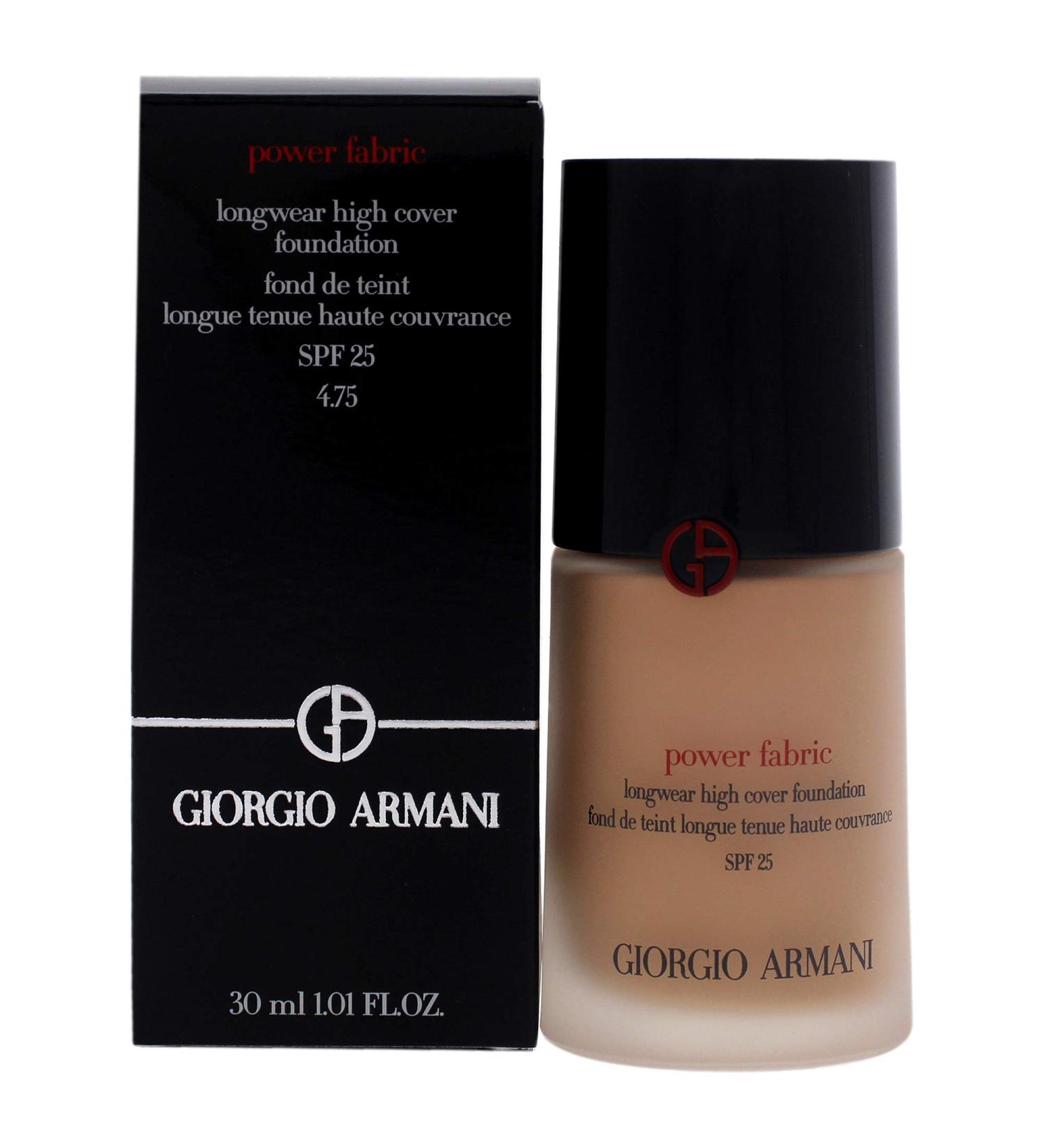 Giorgio Armani Power Fabric Longwear High Cover Foundation SPF 25 - 4.75 Women 1oz - No. 4.75 - Buy Online on GoSupps.com
