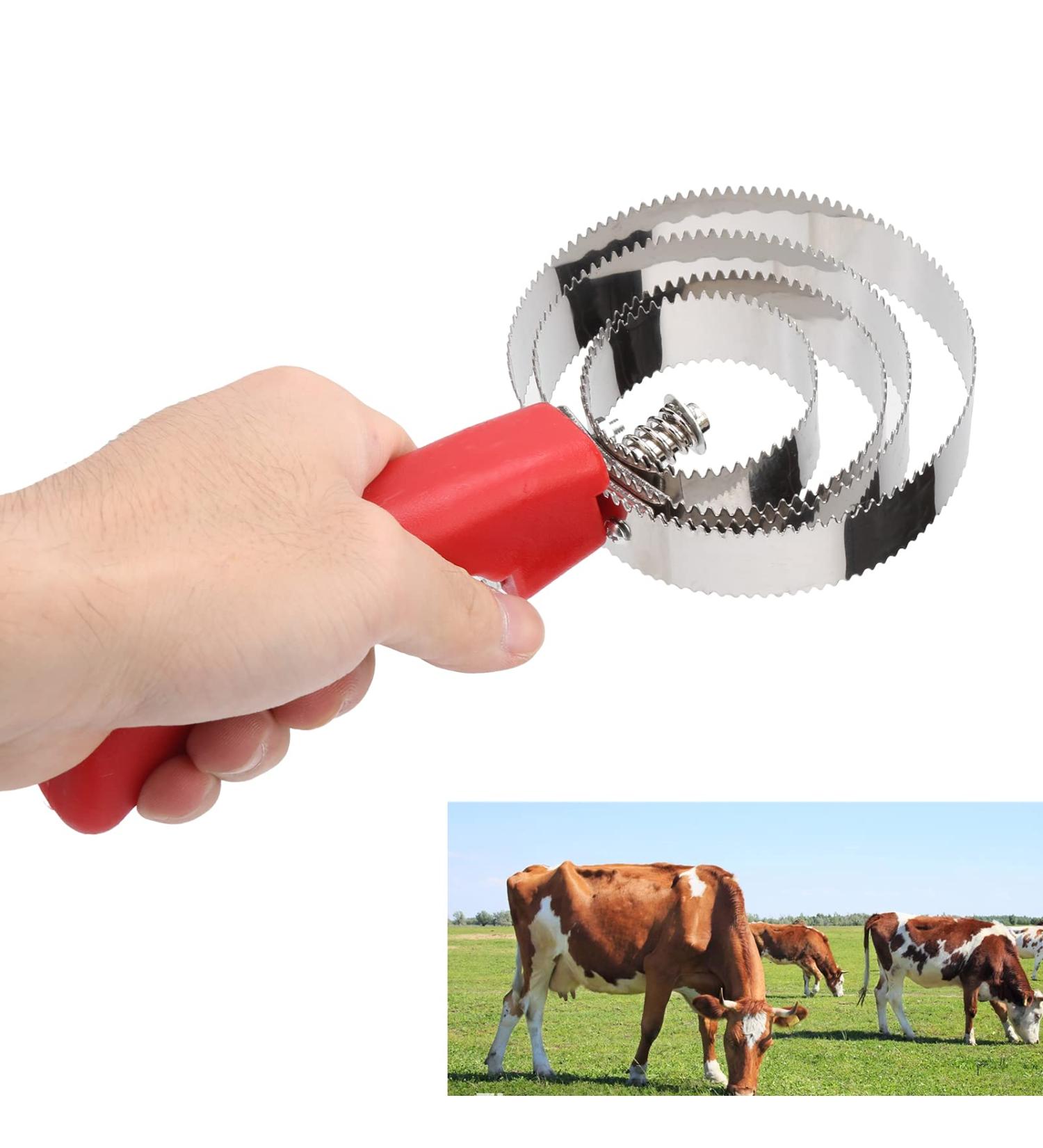 High-Quality Stainless Steel Horse Curry Comb | Effective Cattle Itching Brush for Horses Sheep & Cows | Ultimate Shedding Tool - Buy Online on GoSupps.com