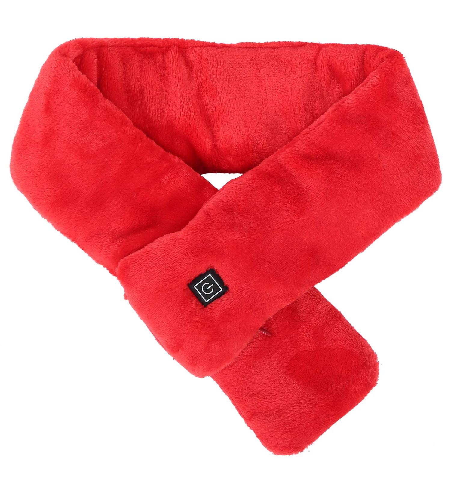 Neck Heating Pillow - Washable Electric Neck Wrap with USB 3 Temperature Settings - Thermal Support Scarf for Men & Women (Red) | Winter Outdoor Comfort - Buy Online on GoSupps.com