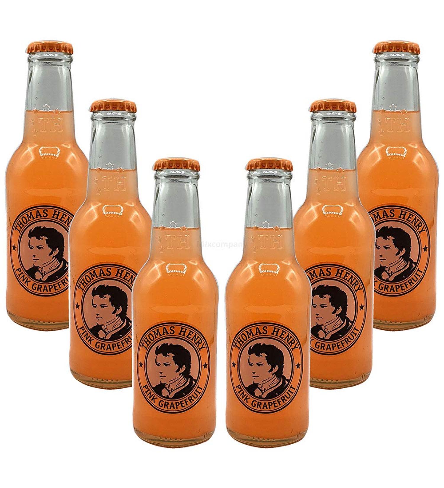 Mixcompany.de Bar & Glas Thomas Henry 200ml Pink Grapefruit (Pack of 6)
