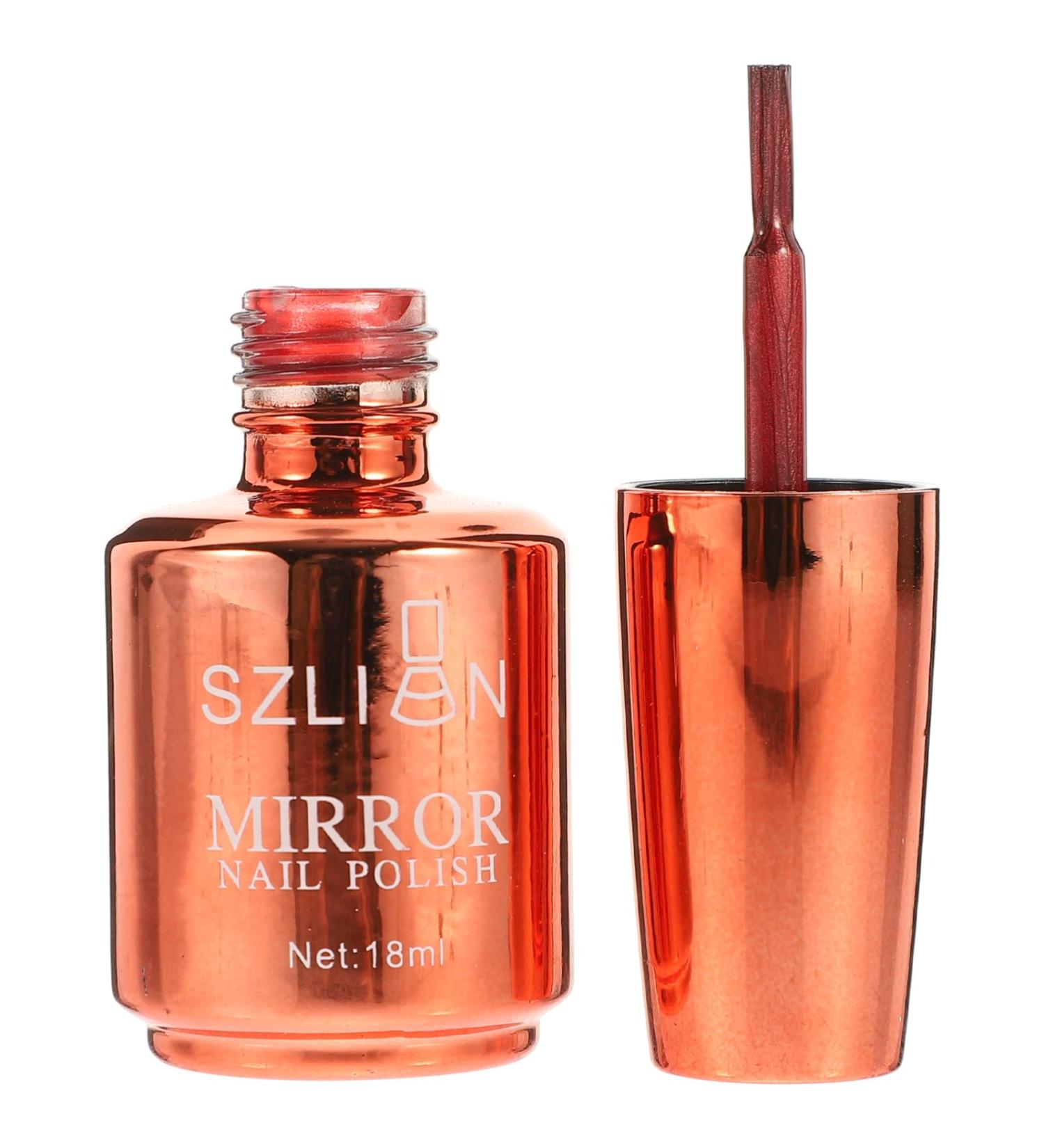 POPETPOP mirror nail polish gel nails polish gel nailpolish Safe nail polish Nice-looking nail polish sparkle nail polish silver suit nail art polish Gel Nail Polish Full diamond set Metal - Buy Online on GoSupps.com
