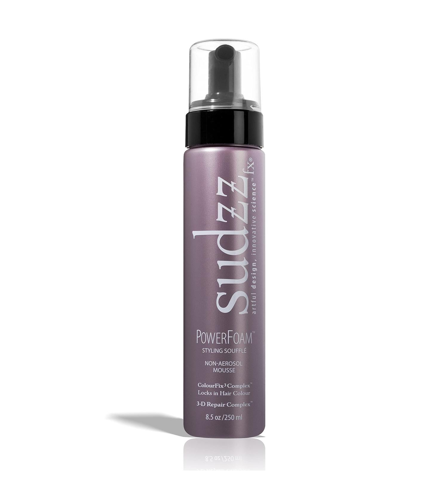 SUDZZfx Powerfoam Styling Souffle - Non Aerosol Thickening Mousse for Curly Hair - Travel Size Styling Mousse for Black Women & Men - Buy Online on GoSupps.com
