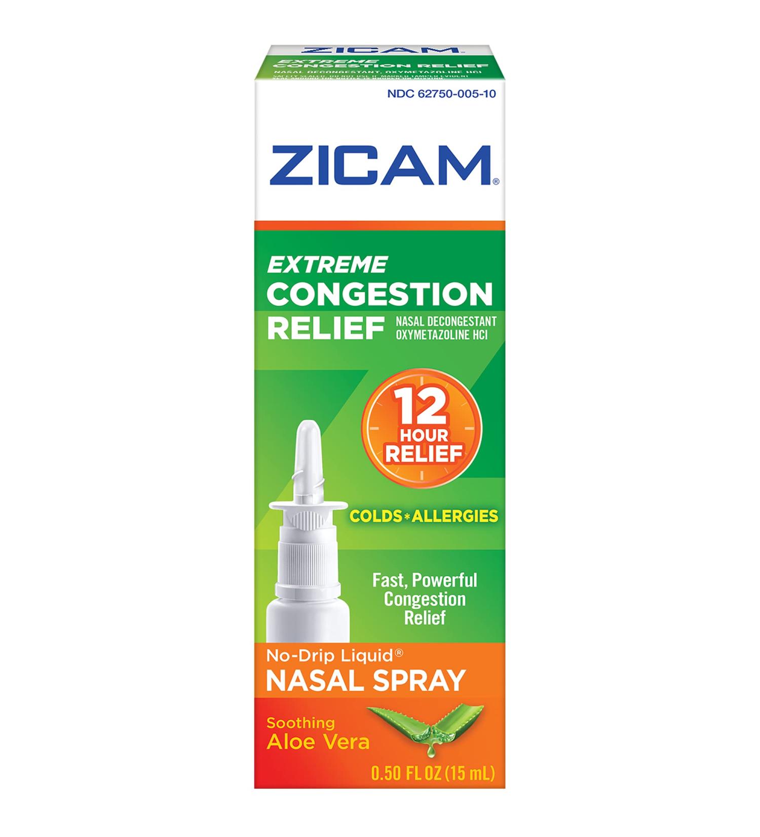 Zicam Extreme Congestion Relief Nasal Spray - 0.5 fl oz - Buy Online on GoSupps.com