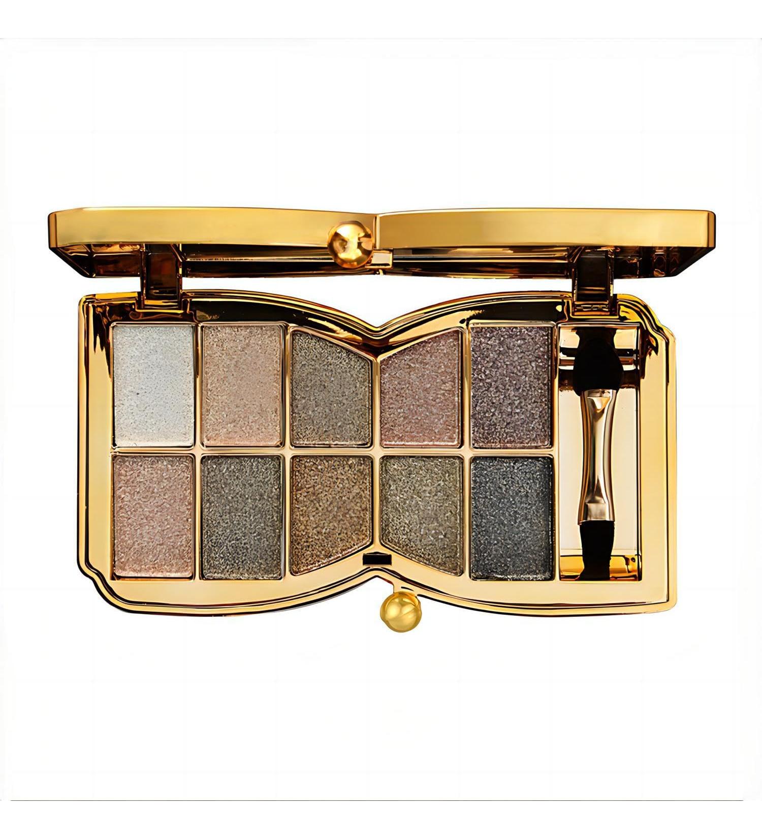 10-Color Glitter Eyeshadow Palette - Shimmer Makeup Set for Women | Diamond Bright Eye Shadow Powder - Buy Online on GoSupps.com