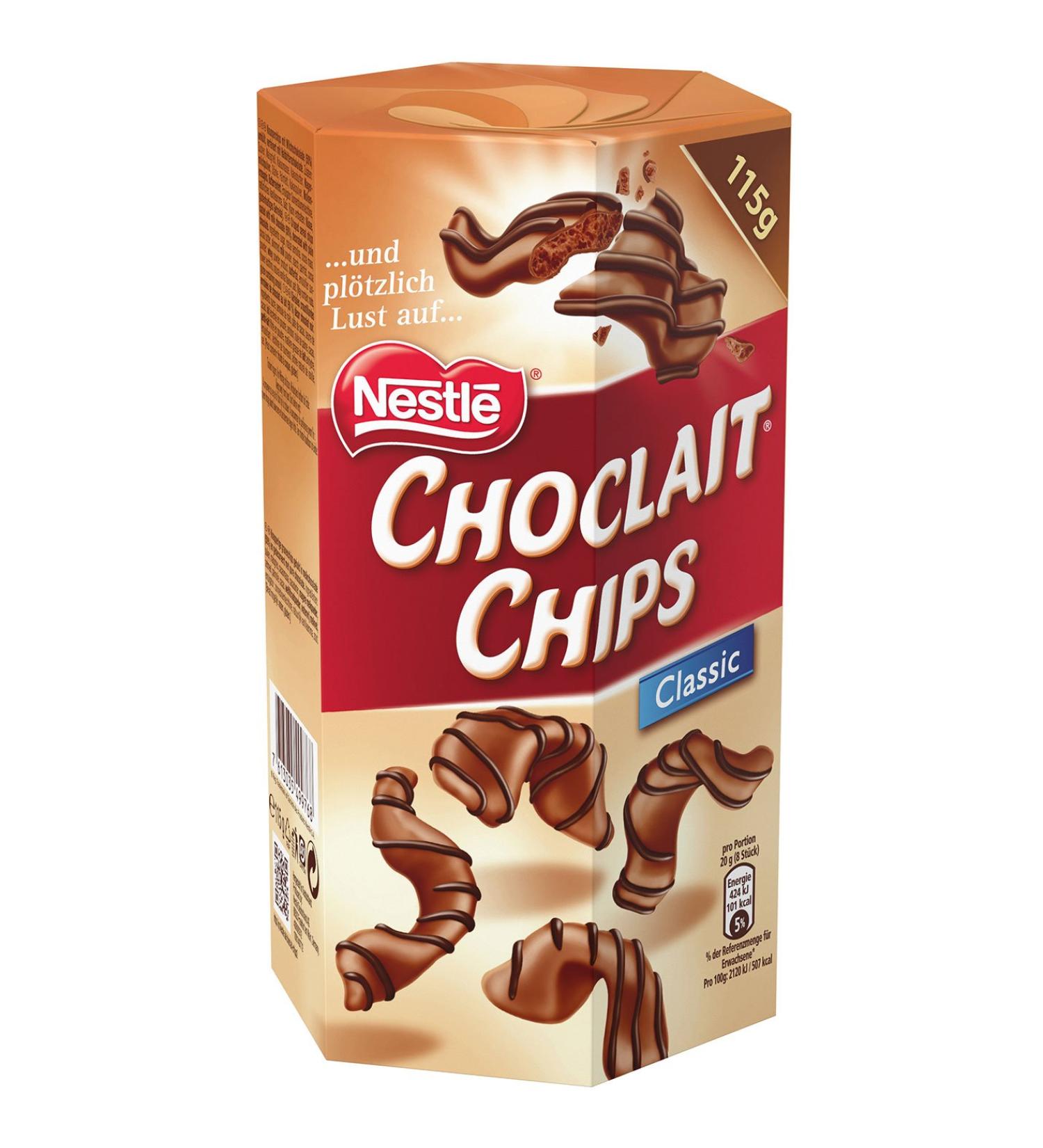 Nestl Chocolate Chips | Nestl | Choclait Original Chips | Total weight 115 grams
