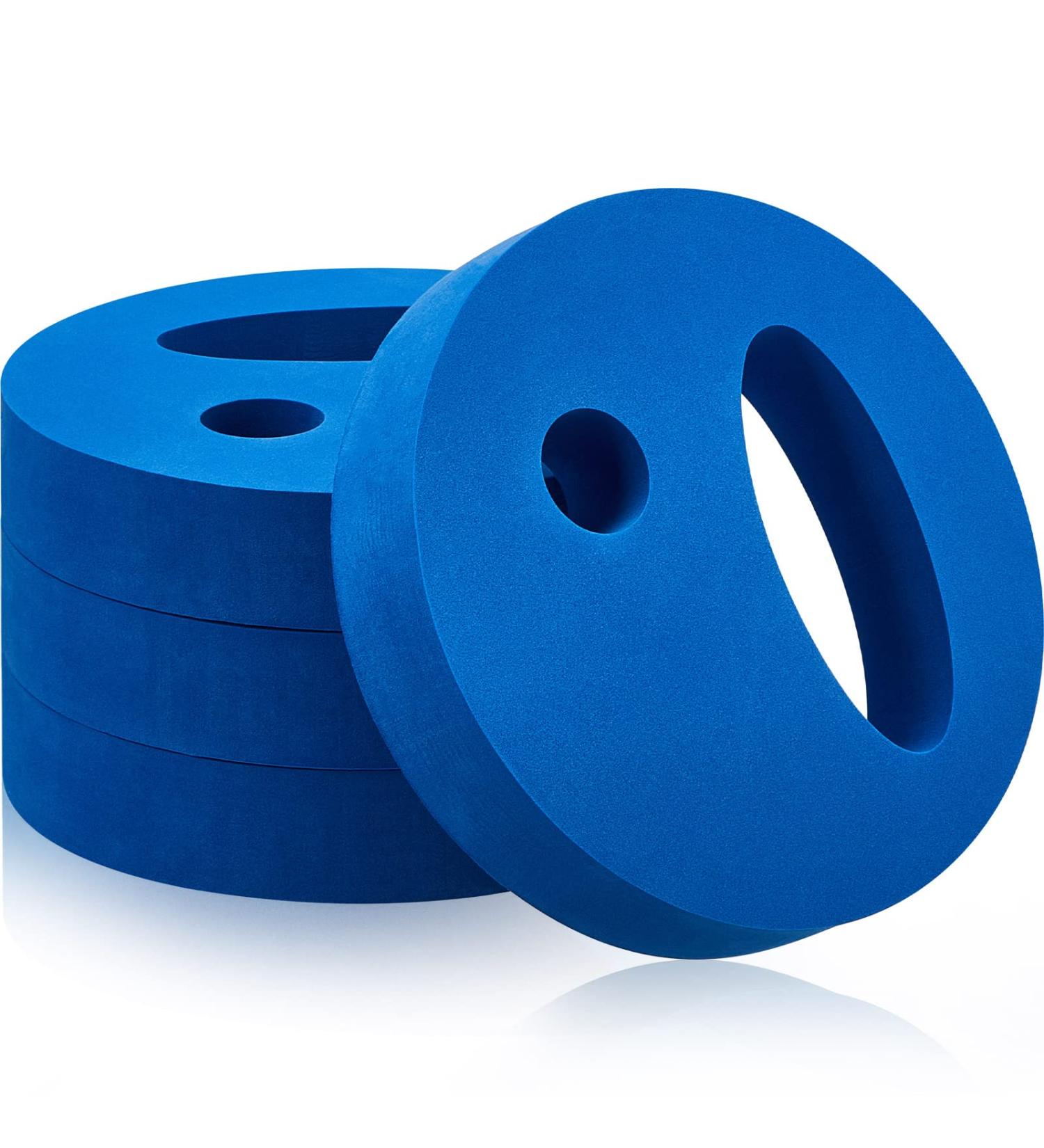 Water Exercise Pans & Weights | Eva Foam Pool Aerobics Set - 17.1 cm Blue - Buy Online on GoSupps.com