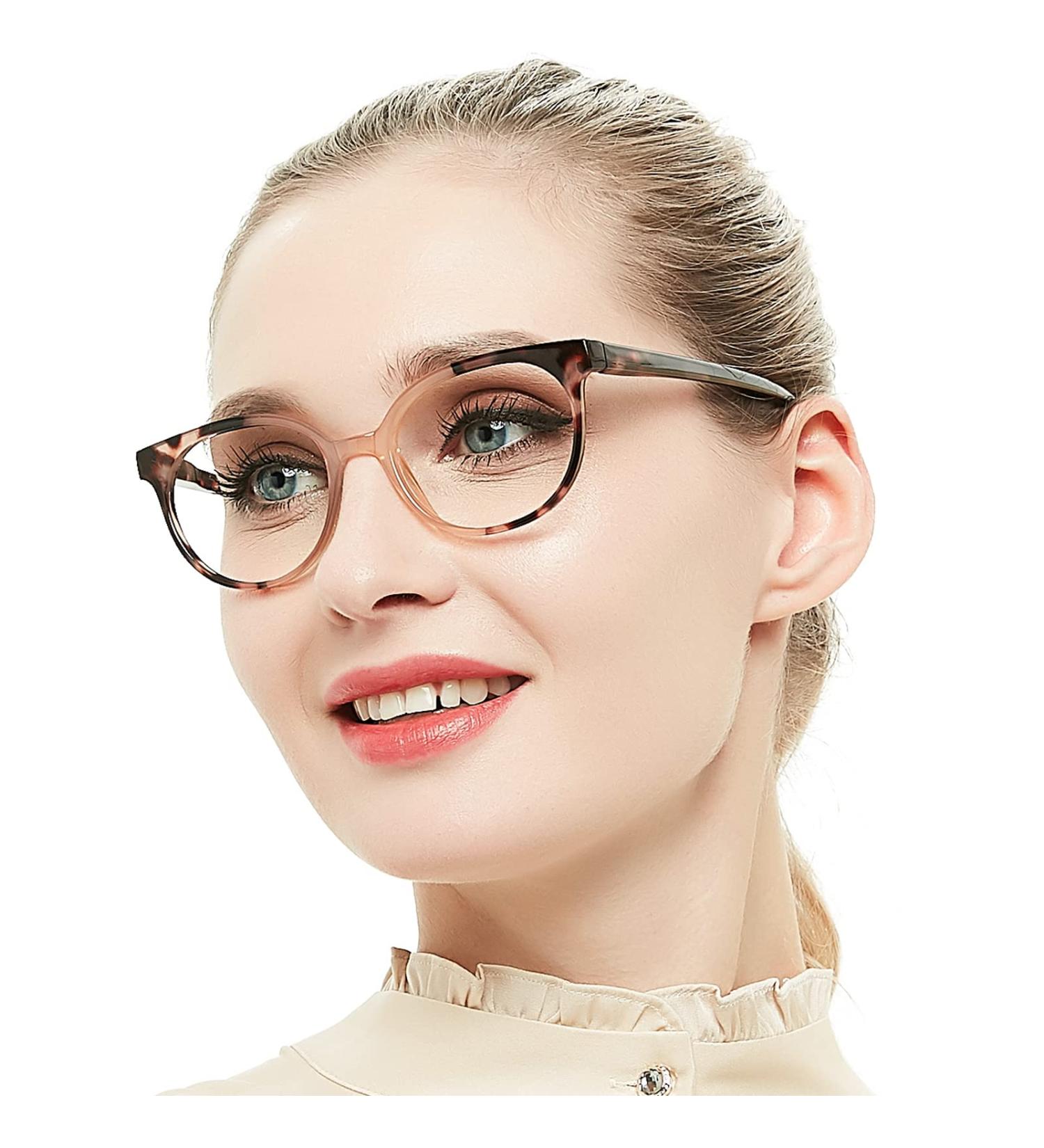 OCCI CHIARI Bifocal Reading Glasses for Women - Blue Light Blocking Clear Top Stylish & Affordable - Available in 1.0 to 3.5 (200+ Brown - Buy Online on GoSupps.com