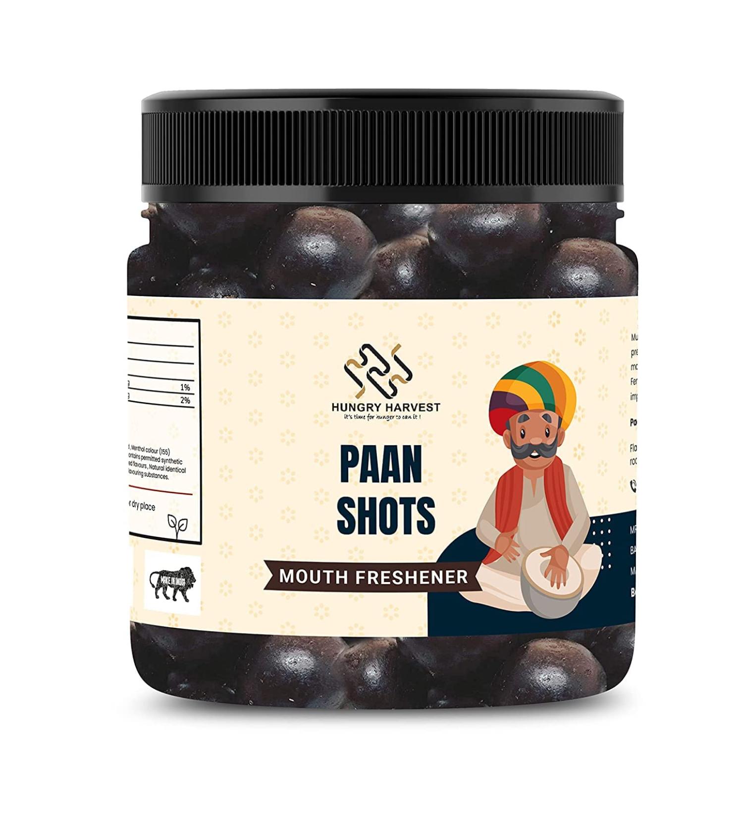 Hungry Harvest Mix Shots (Instant Mix Mouth Freshener Mukhwas) 300 gms Mix Flavor Candy_Packing May Vary