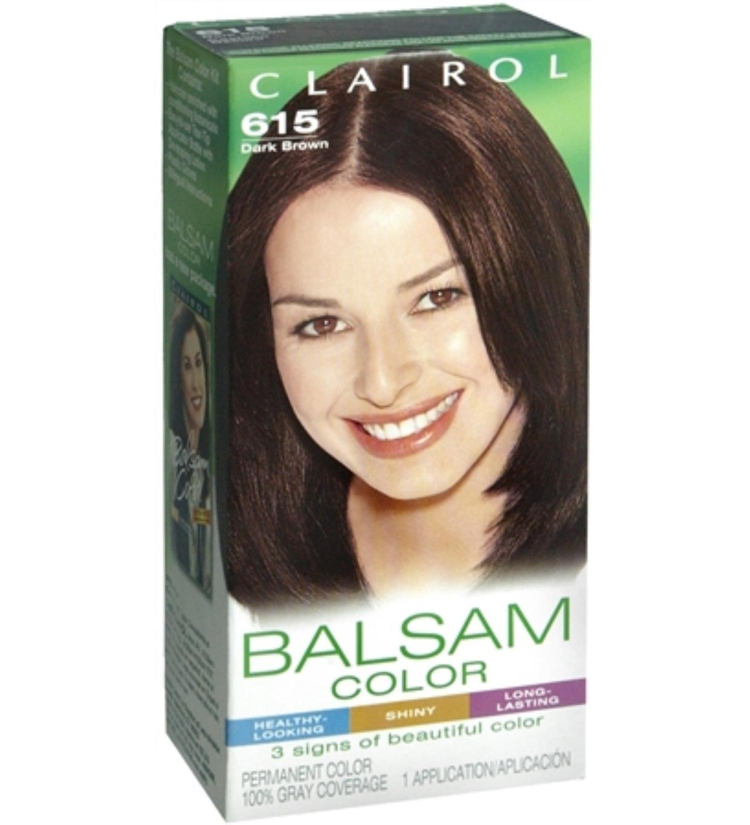 Clairol Balsam Hair Color Dark Brown (615)