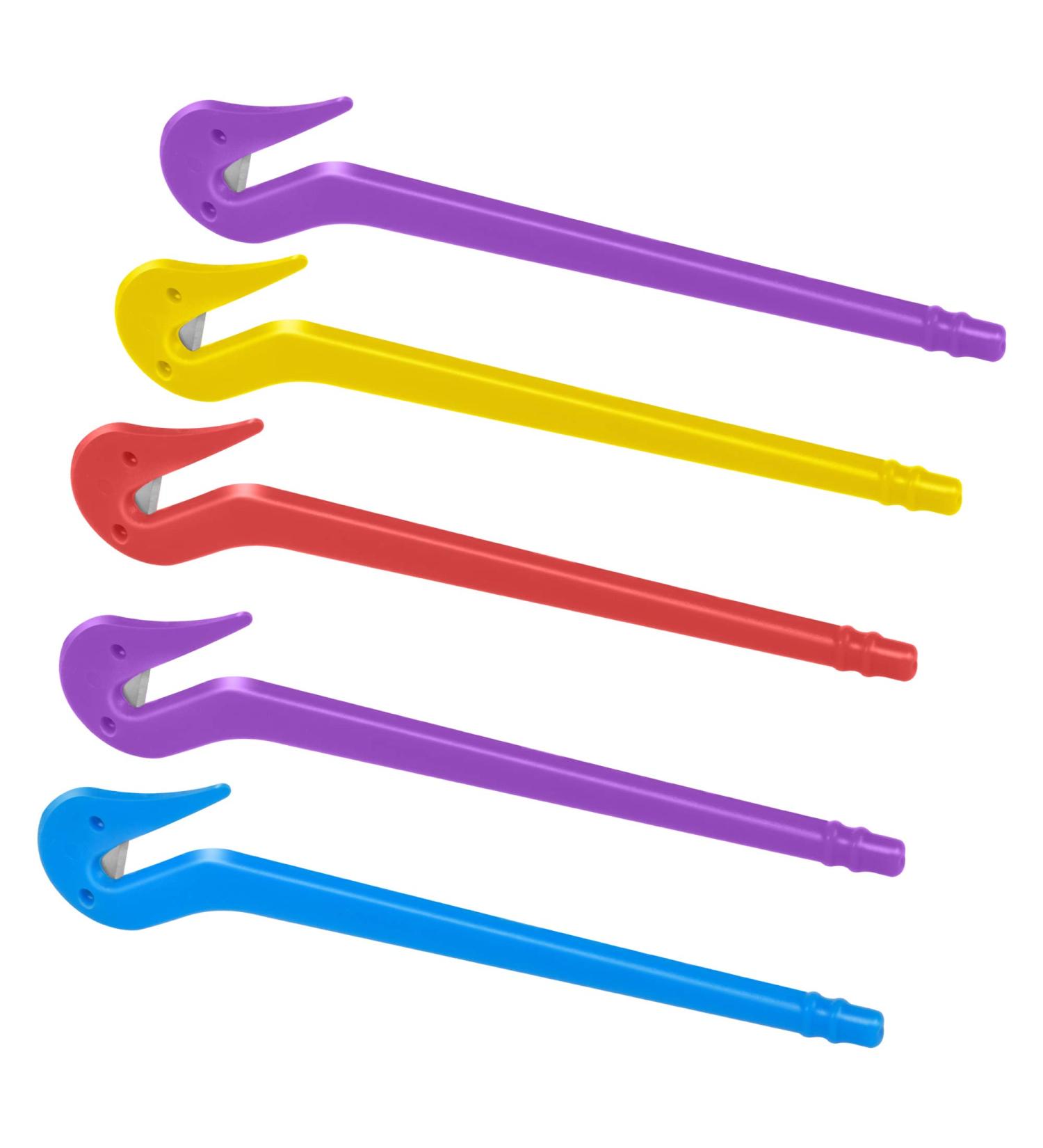 5 Pcs Elastic Hair Bands Remover Cutter Pony Picks for Cutting Pony Rubber Hair Ties No Pains No Harm Premium Ponytail Remover Tools (2Purple Blue Red Yellow) - Buy Online on GoSupps.com