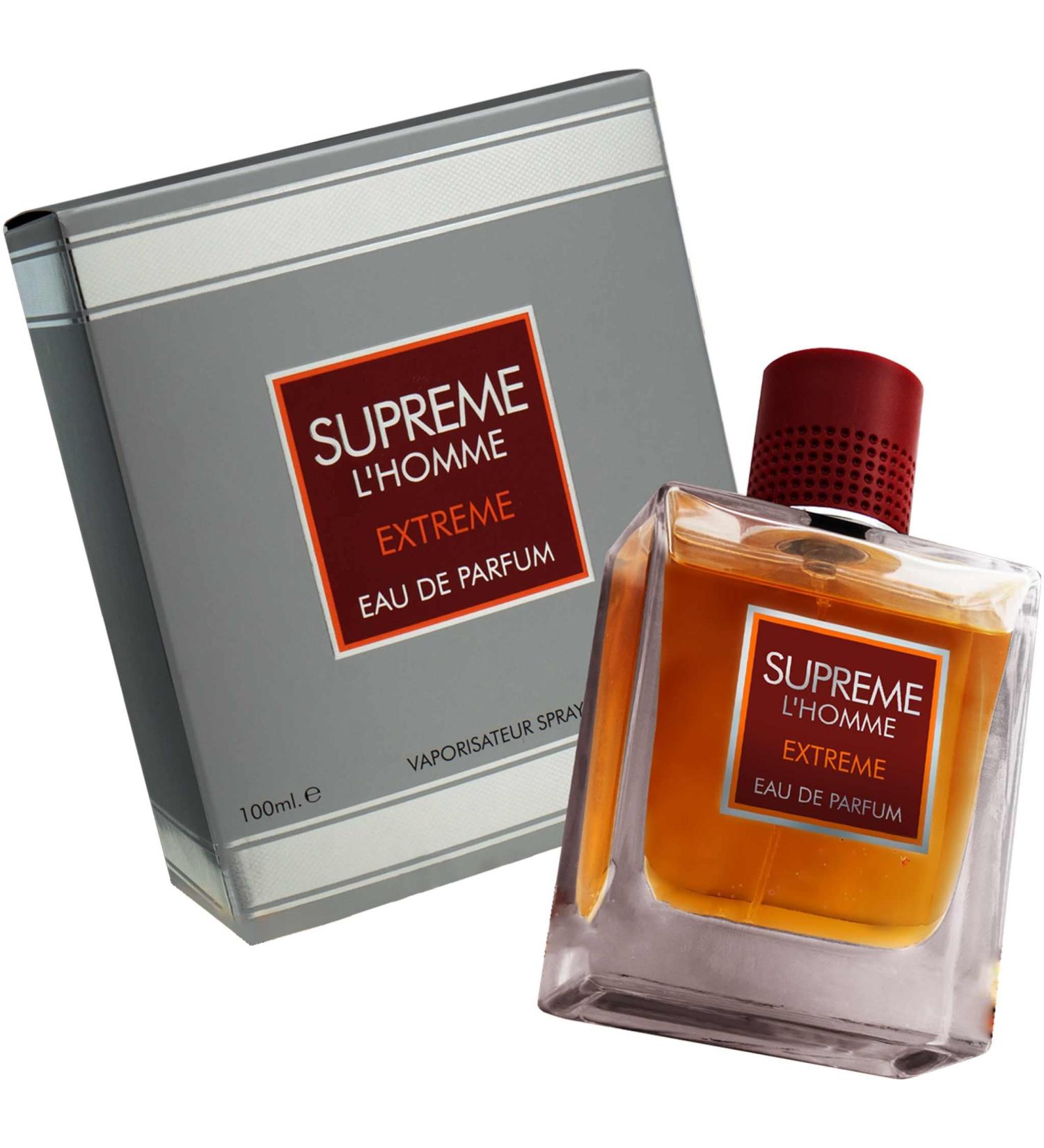 Fragrance World Supreme L'homme Extreme - Eau de Parfum Perfume For Men 100ml french 3.4 Fl Oz (Pack of 1)