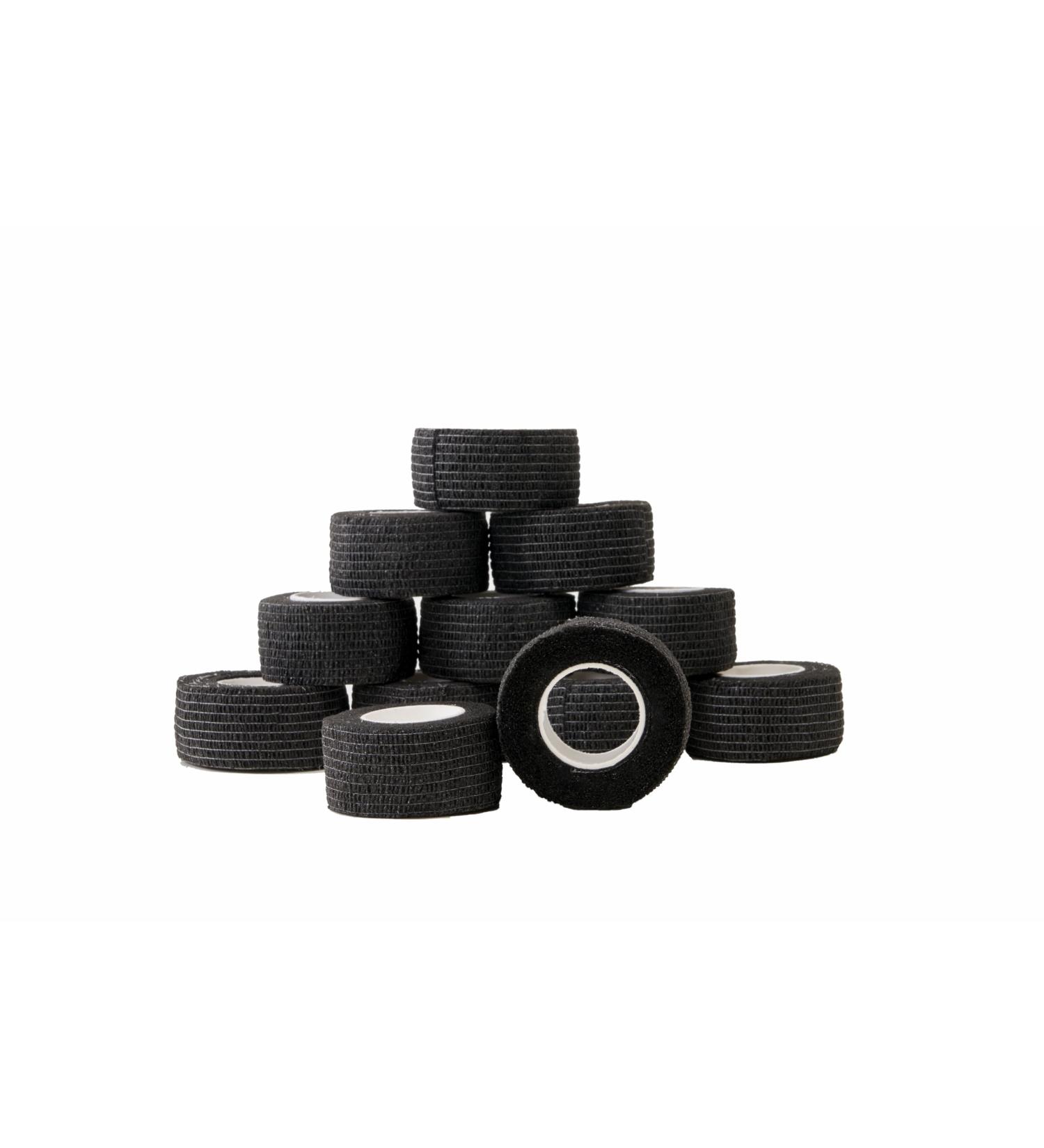 12 Pack Self-Adhesive Elastic Bandage Wrap - Stretch Tape for First Aid & Sports - Brown Skin Color Vet Wraps - 1 x 5 Yards - Buy Online on GoSupps.com