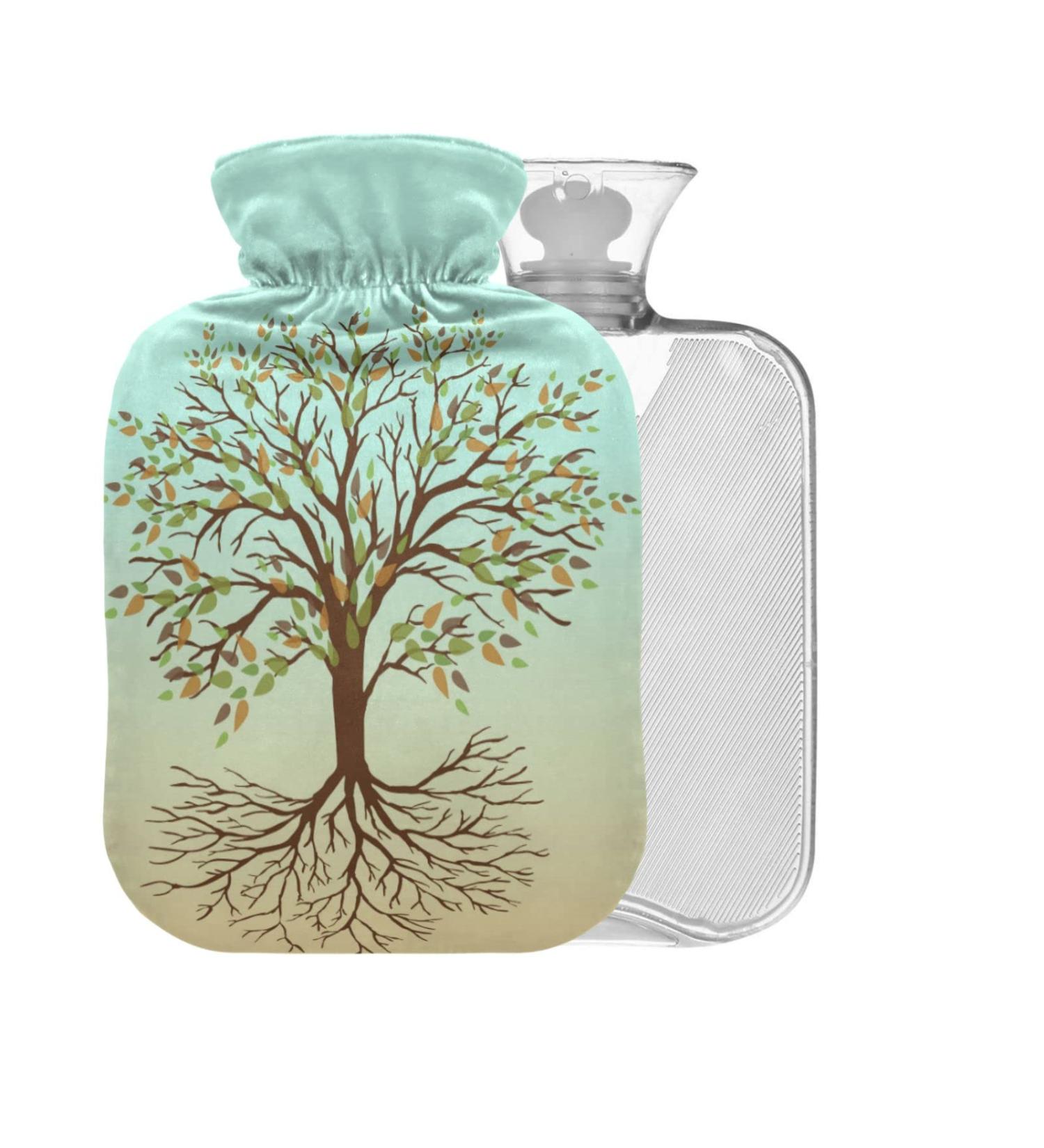 Buy Autumn Tree of Life BAP-Free Hot Water Bottle 2L | Ideal for Pain Relief & Hot/Cold Compress - International Shipping Available - Buy Online on GoSupps.com