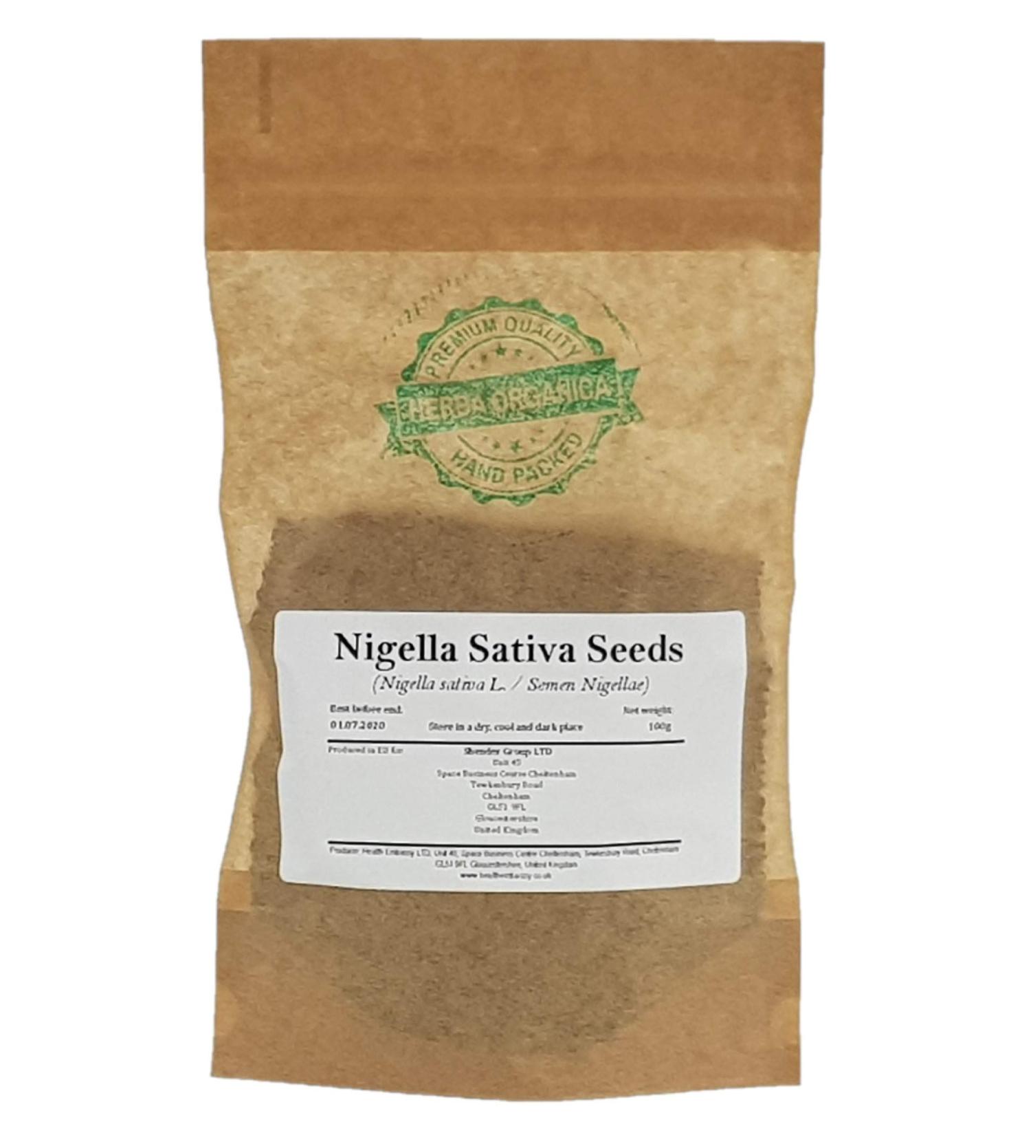 Nigella Sativa Seeds - Nigella Sativa L - Graines de Cumin Noir # Herba Organica # (100g) 100 g (Pack of 1) - Buy Online on GoSupps.com