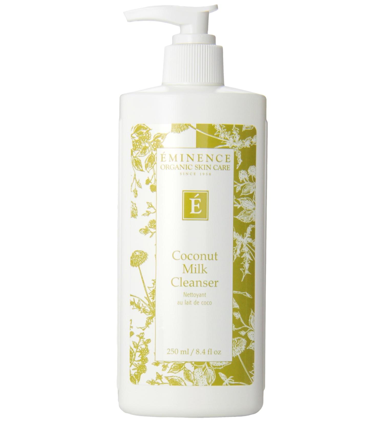 Eminence Coconut Milk Cleanser 8.4oz - Gentle Face Wash for Hydrated Skin - Buy Online on GoSupps.com